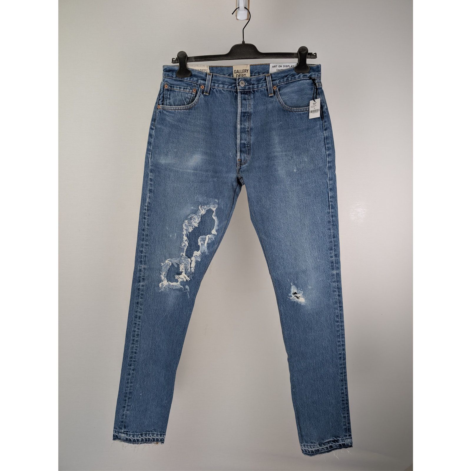 Gallery Dept. o1rshd1 5001 Denim Jeans in Blue Size US 33 - 1 Thumbnail