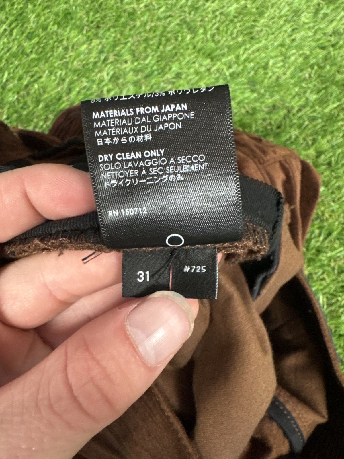 AMIRI VELVET BROWN JEANS