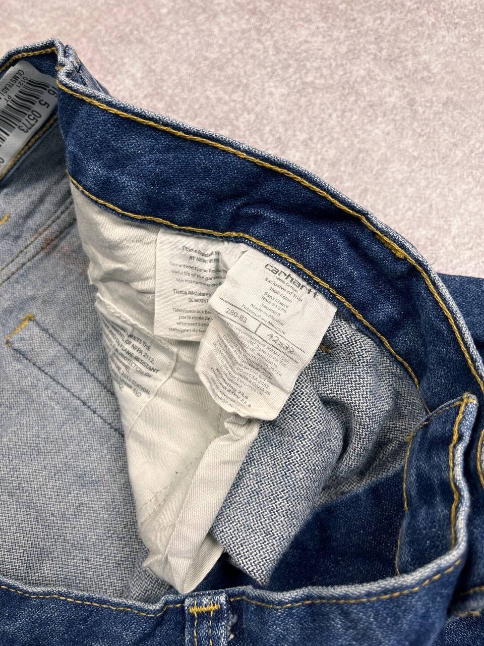 Other Vintage Carhartt Baggy Denim Workwear Jeans Y2K 42x32 Size US 42 / EU 58 - 8 Thumbnail