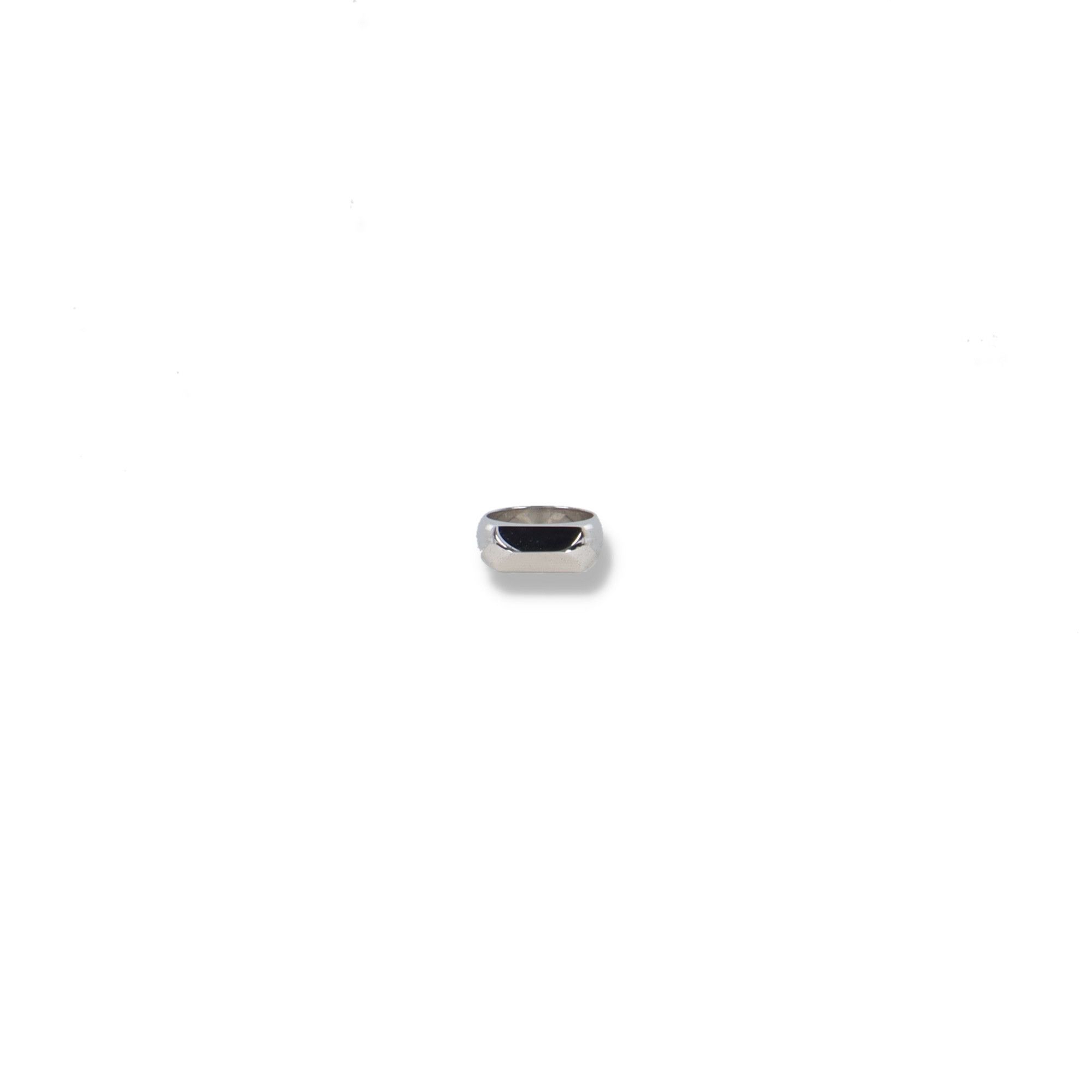 Celine Large Diamanté Ring in Silver-Finished Brass Size ONE SIZE - 3 Thumbnail