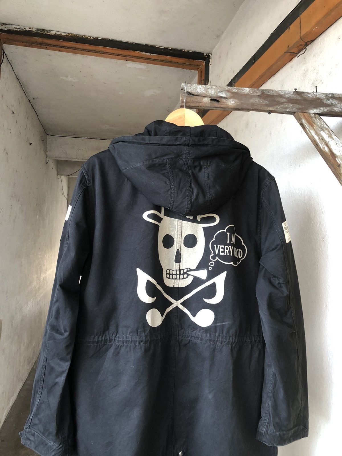 Wacko Maria Vintage Guilty Parties Big Print "I am very Good" Parka Size US L / EU 52-54 / 3 - 17 Thumbnail