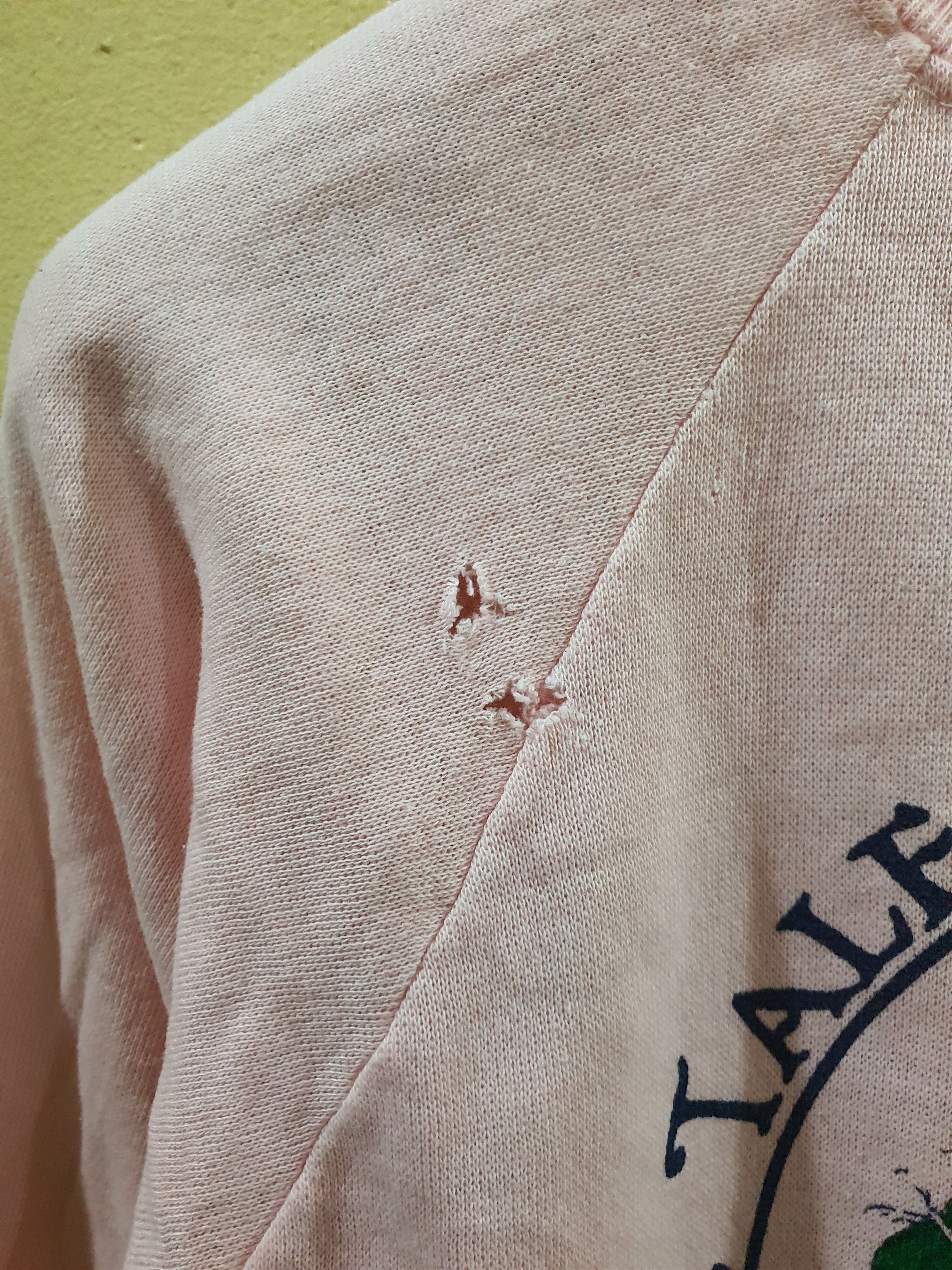 Sunray Sportswear vintage pink "The Tale of Peter Rabbit" graphic sweatshirt. Size US S / EU 44-46 / 1 - 6 Thumbnail