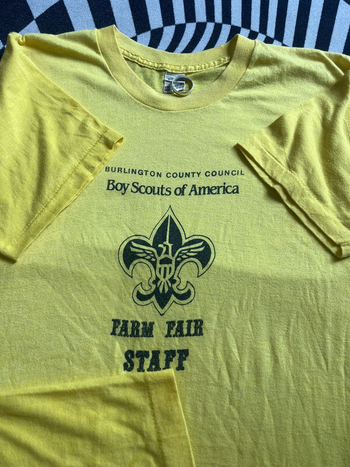 Vintage Vintage Boy Scouts of America Farm Fair STAFF 80’s Tshirt Size US L / EU 52-54 / 3 - 6 Thumbnail