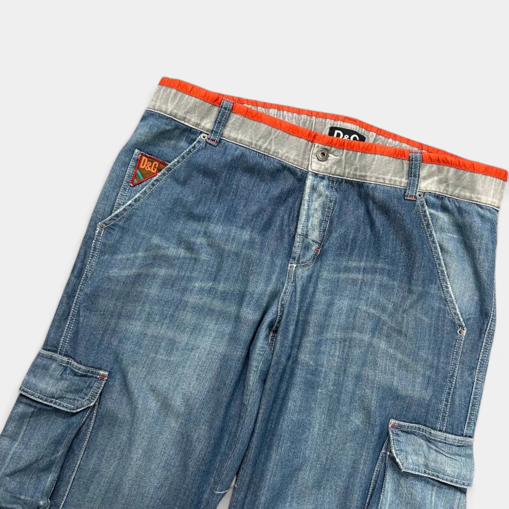 Dolce & Gabbana Dolce & Gabbana Cargo Denim Pants Size US 36 / EU 52 - 2 Thumbnail