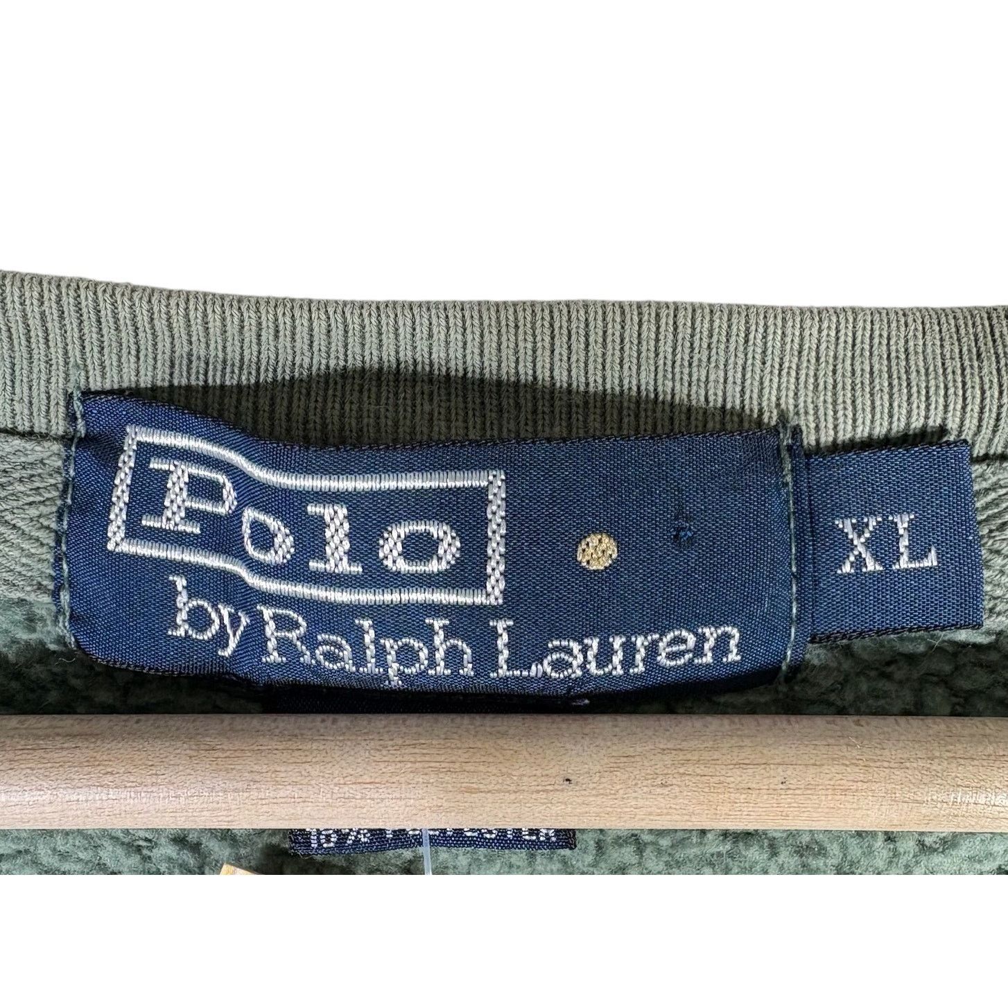 Polo Ralph Lauren Vintage Polo Ralph Lauren Embroidered Logo Crewneck 90s XL Size US XL / EU 56 / 4 - 7 Thumbnail