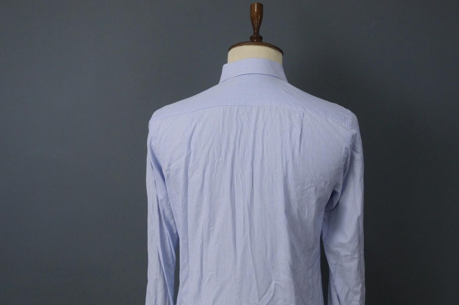 Designer Boggi 100% Cotton White Button Front Dress Shirt Size 40 Size 38R - 7 Thumbnail