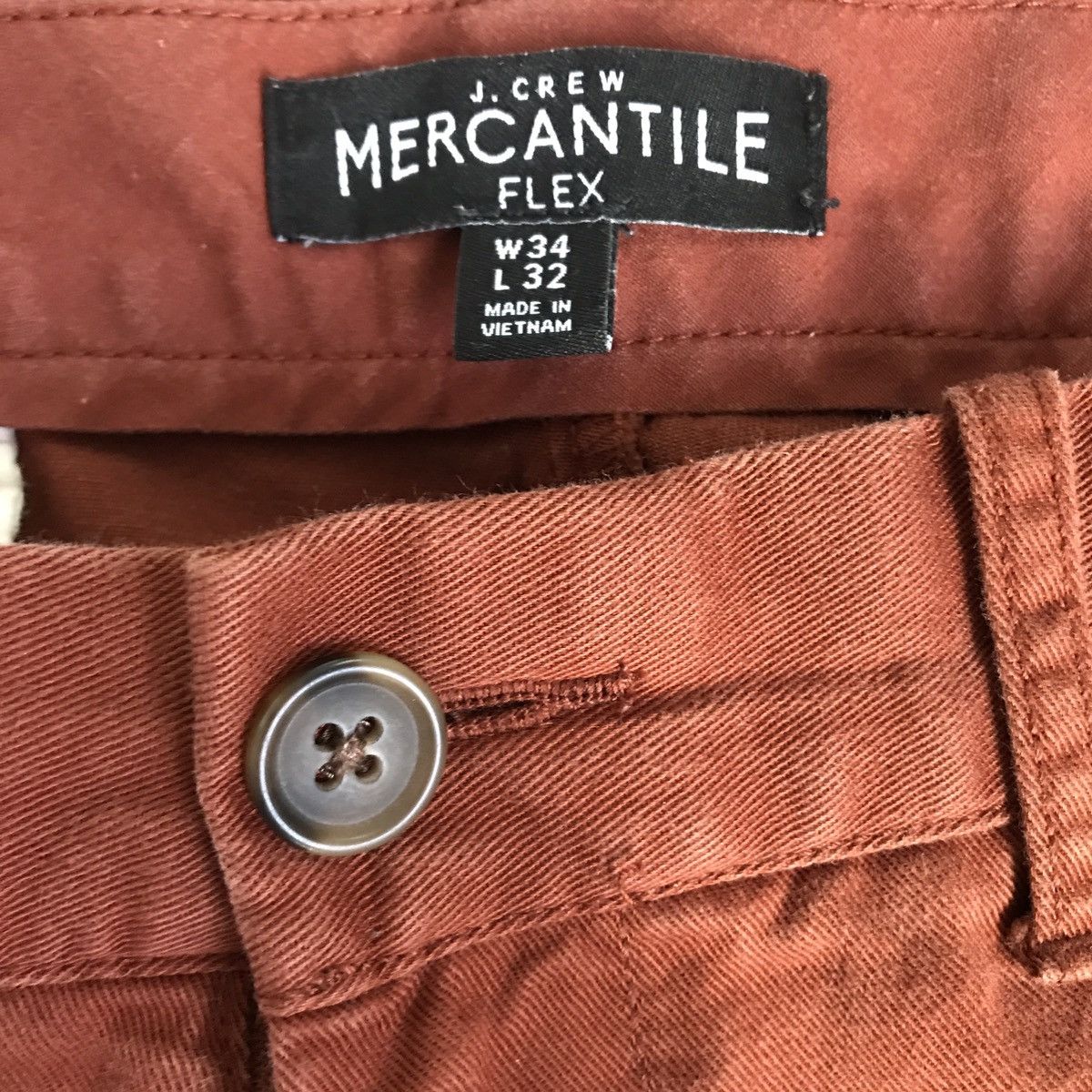 J.Crew Mercantile J Crew Flex Chino Slim Straight Pant Size US 34 / EU 50 - 5 Thumbnail