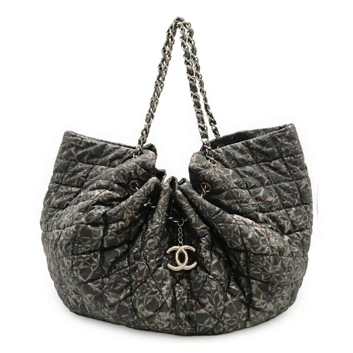 Chanel Chanel Chanel Melrose Cabas Nylon Tote Bag Textile Shoulder Bag A47190 DUTY FREE for USA Size ONE SIZE - 1 Thumbnail