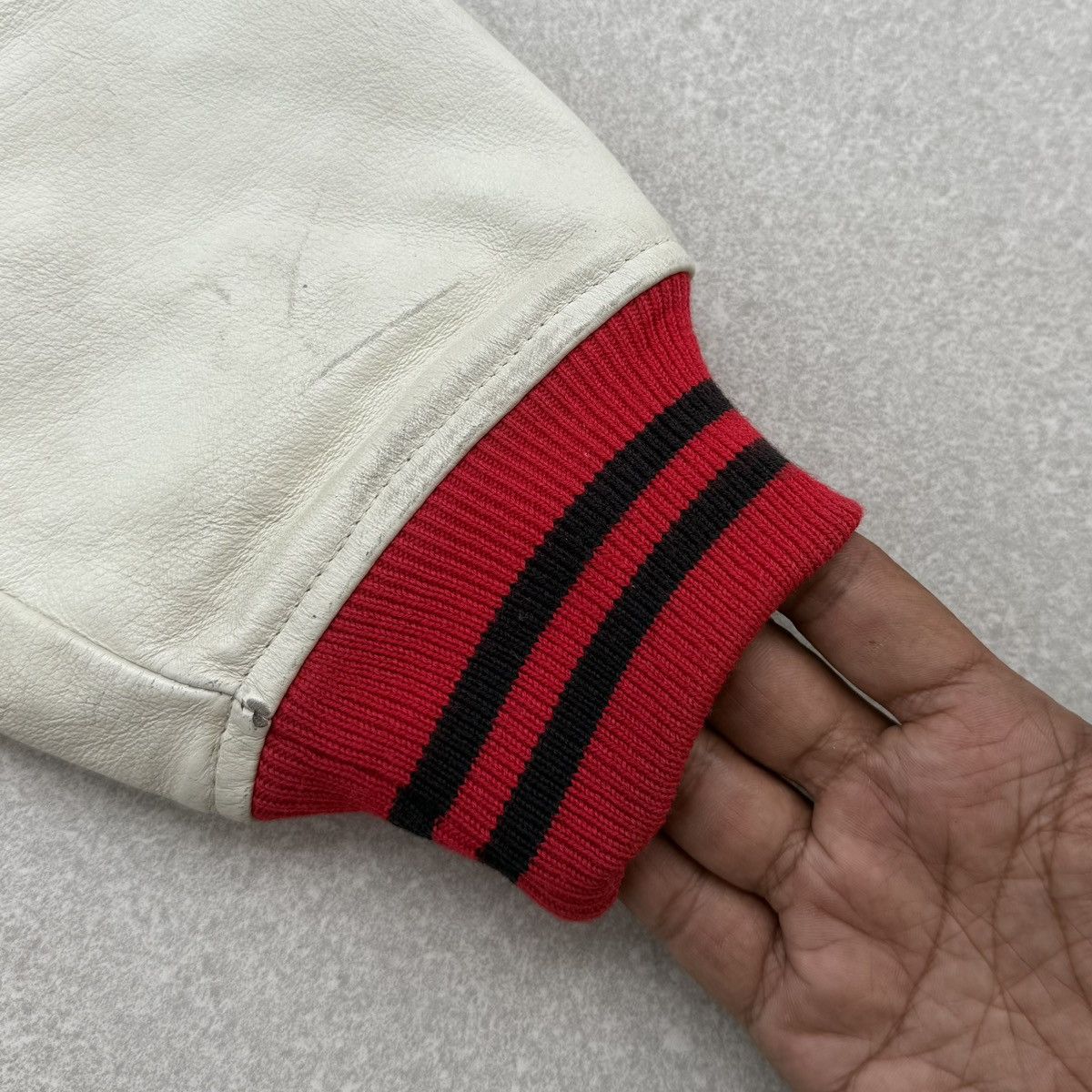 MasterPiece VTG MASTERPIECE Varsity Wool Leather Sleeve Letterman Jacket Size US L / EU 52-54 / 3 - 15 Thumbnail