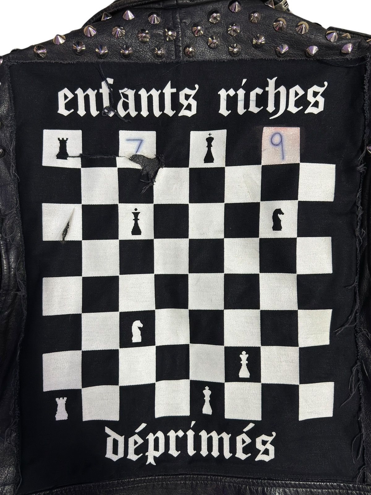 Enfants Riches Deprimes ERD 1/1 “Romeo Void” Hand Painted Leather Jacket Size US XL / EU 56 / 4 - 8 Thumbnail