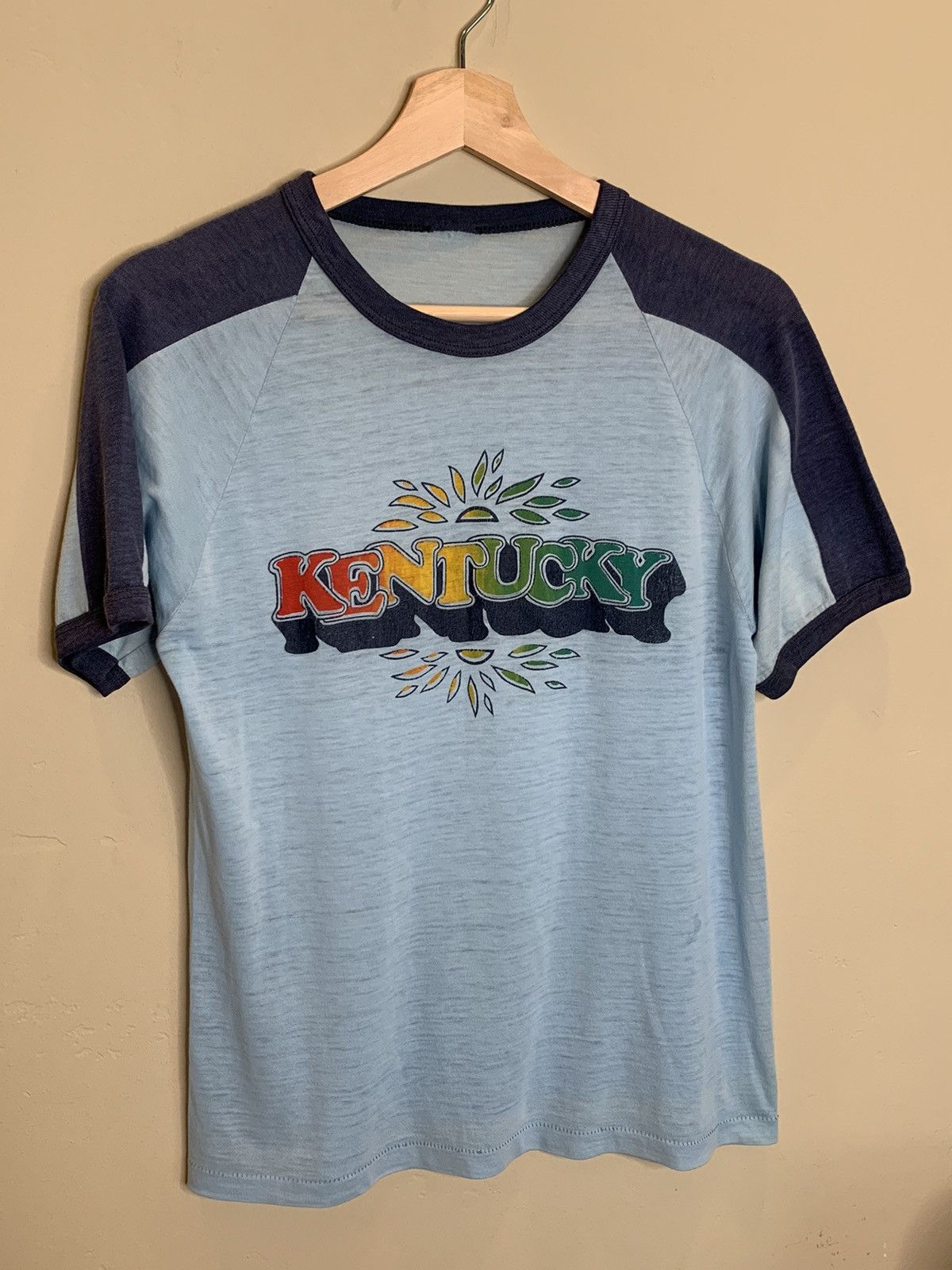 *RARE* Vintage 70s Kentucky Gradient Single Stitch T-Shirt