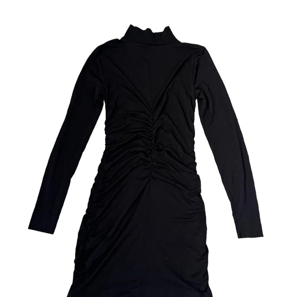 Ganni GANNI Black Ruched Mini Dress Size Small Size S / US 4 / IT 40 - 7 Thumbnail