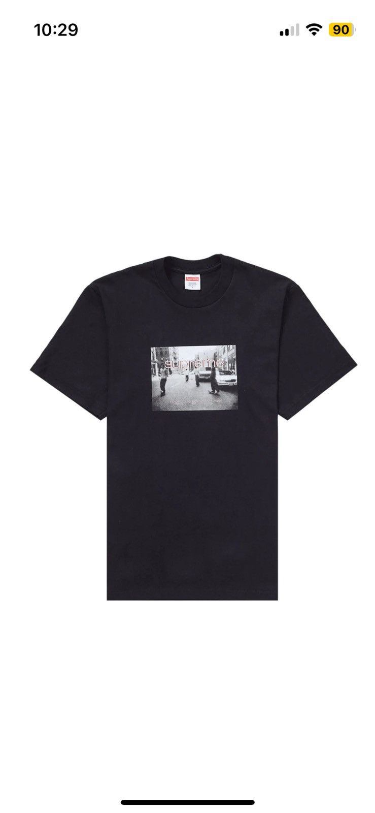 Supreme Supreme Crew 96 Tee SS24 Black | Grailed