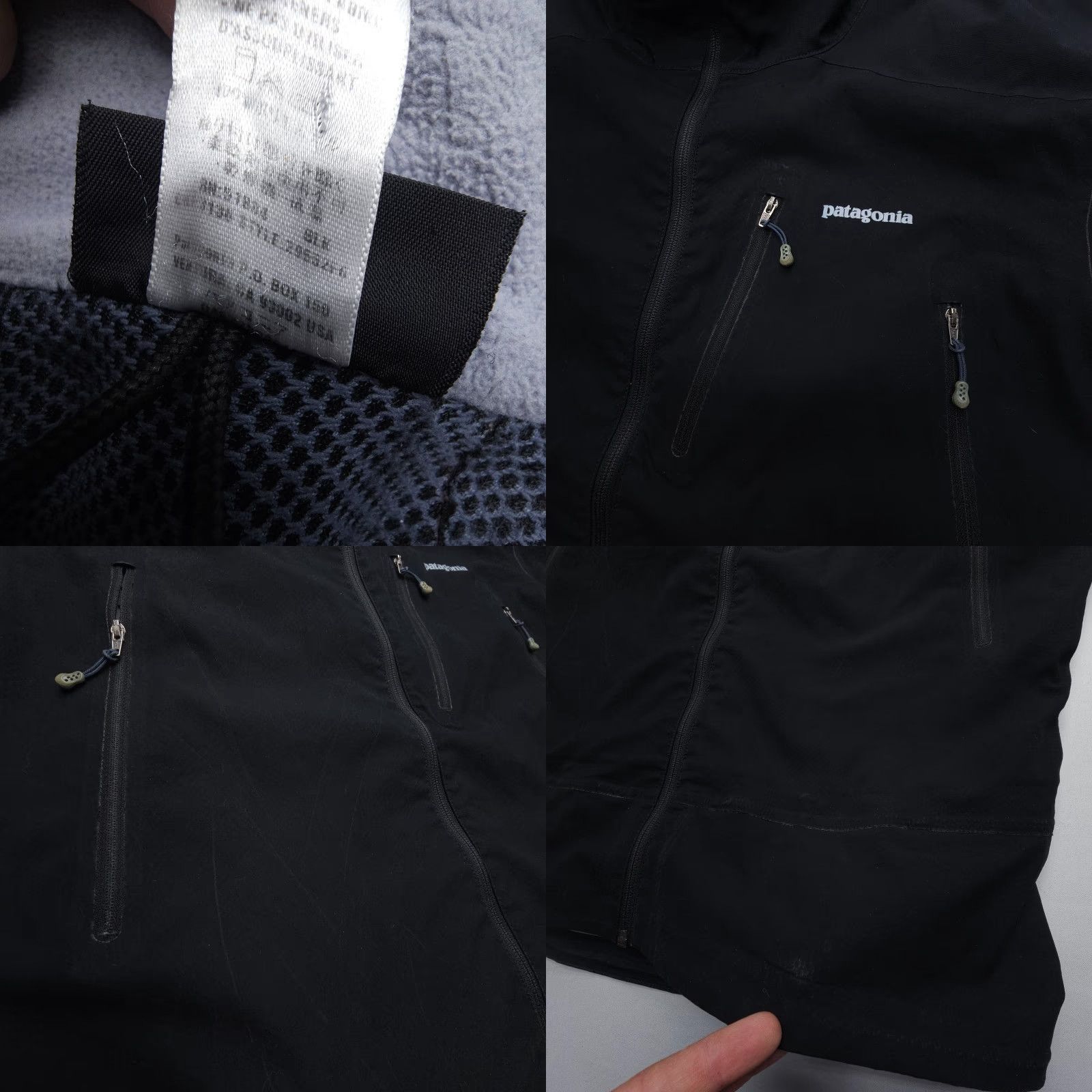Patagonia Patagonia Jacket Mens M Black Softshell Windbreaker Full Zip Vintage VTG Y2K Ski Outdoor Coat лиц Size US M / EU 48-50 / 2 - 8 Thumbnail