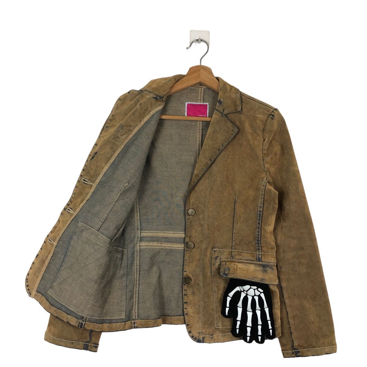 Japanese Brand 🔥ISSEY MIYAKE JAPAN MUTE DISTRESSED JACKET Size US S / EU 44-46 / 1 - 8 Thumbnail
