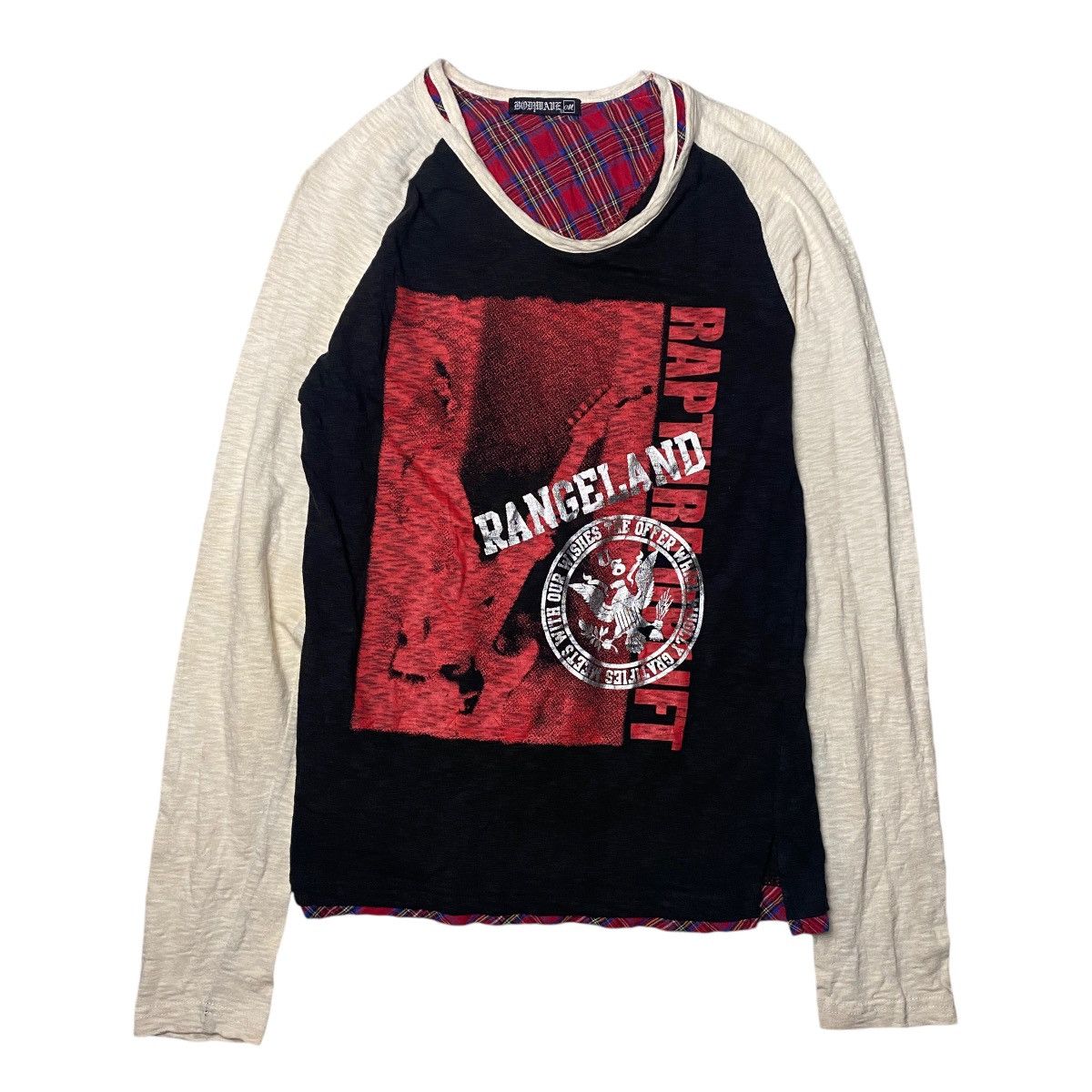 Japanese Brand 2000's Body Wave Rangeland Longsleeve Size US S / EU 44-46 / 1 - 1 Thumbnail