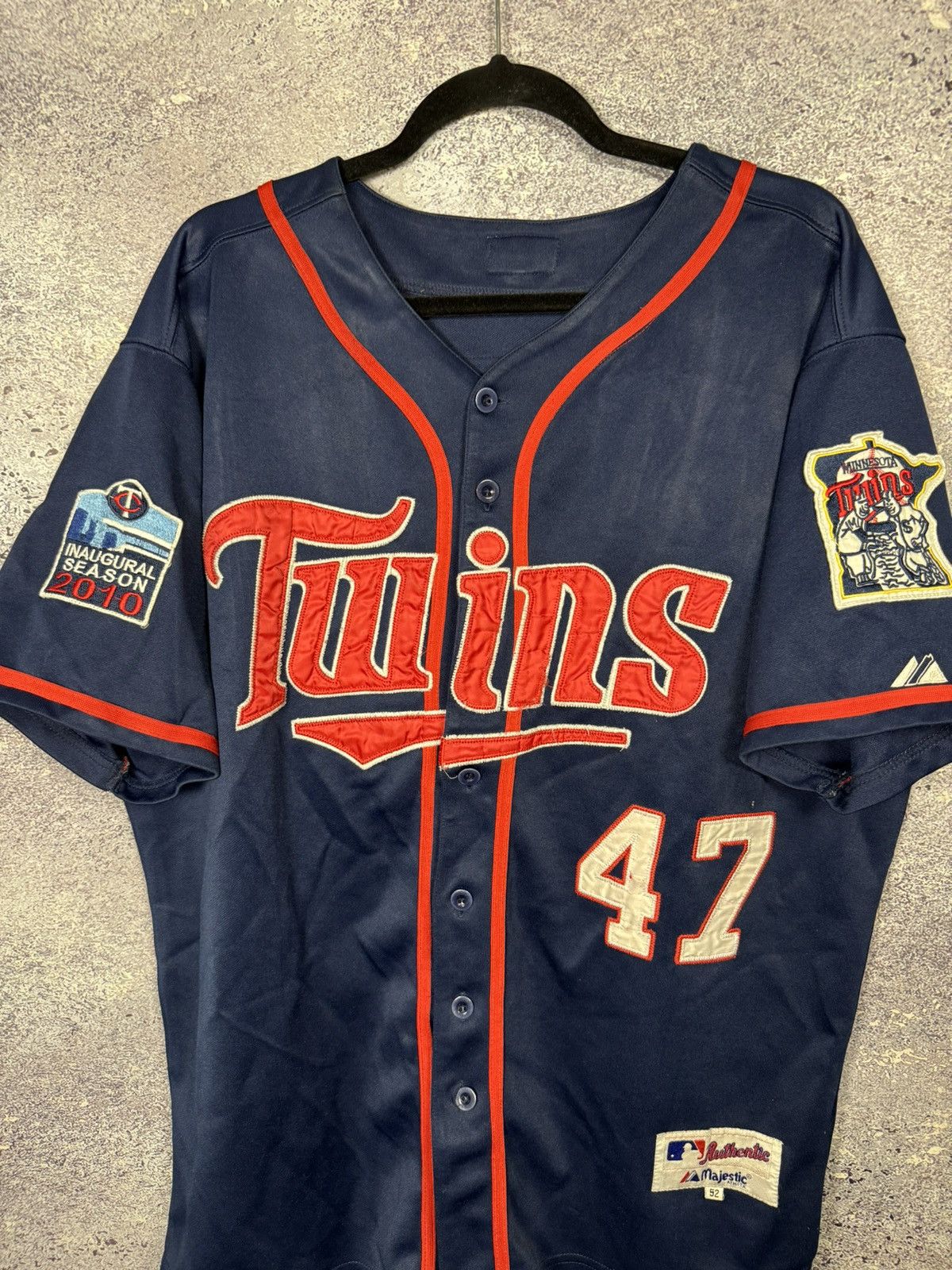 Majestic MLB Minnesota Twins 2010 LIRIANO #47 Majestic Jersey Size US L / EU 52-54 / 3 - 8 Thumbnail