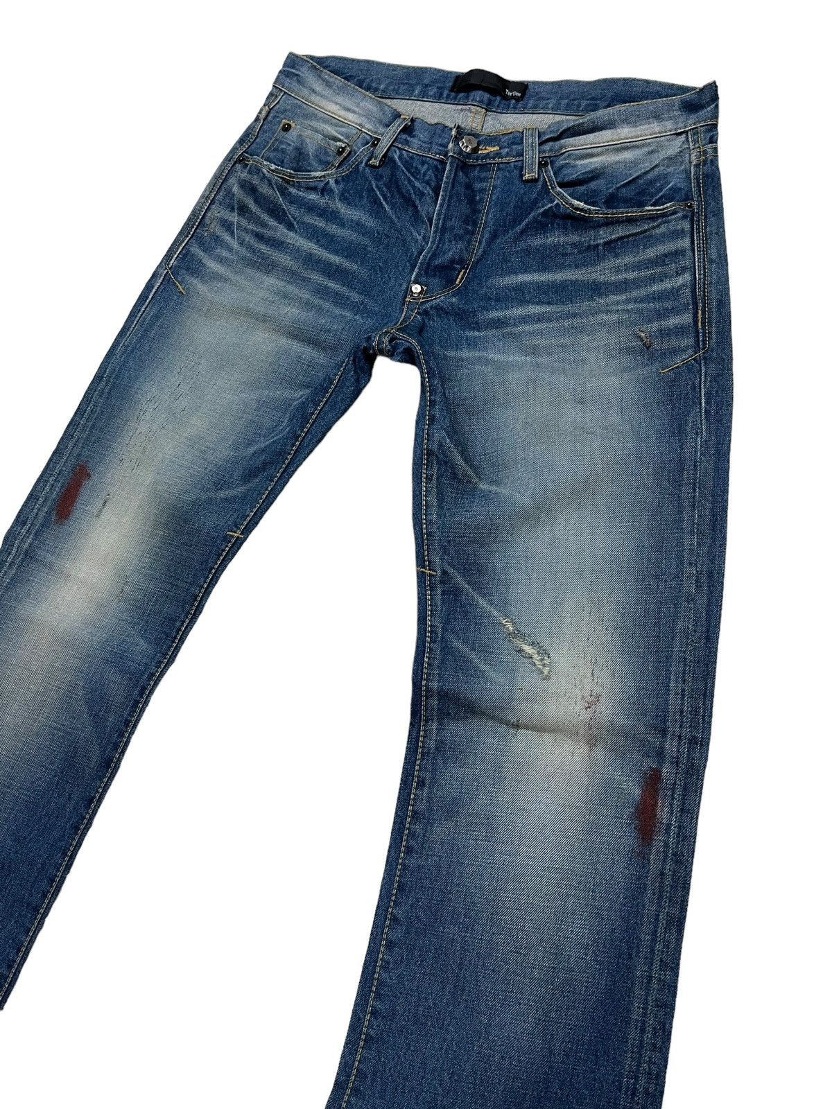 Japanese Brand × Vintage JAPANESE BRAND TEE DEE DISTRESS JEANS Size US 32 / EU 48 - 2 Thumbnail