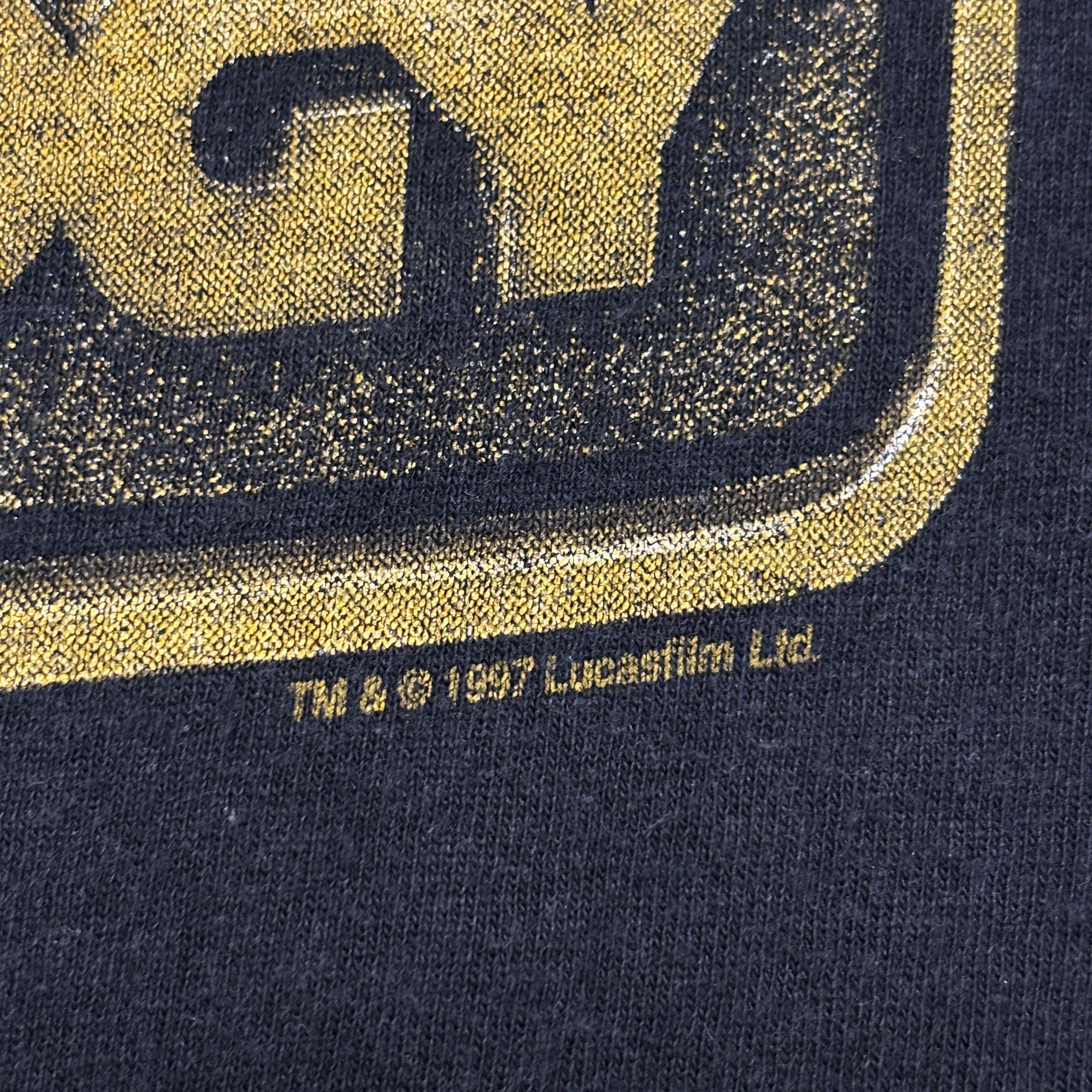 Star Wars × Vintage Vintage Star Wars Shirt Single Stitch Vintage Movie Shirt Size US L / EU 52-54 / 3 - 4 Thumbnail