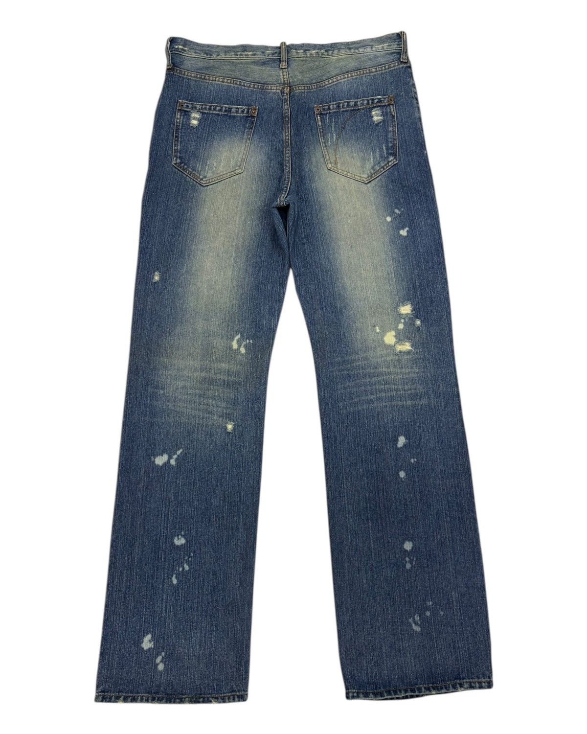 Gaultier Homme Objet × Jean Paul Gaultier GAULTIER HOMME OBJET BORO PATCHWORK CUSTOM MADE RIPPED JEANS Size US 34 / EU 50 - 8 Thumbnail
