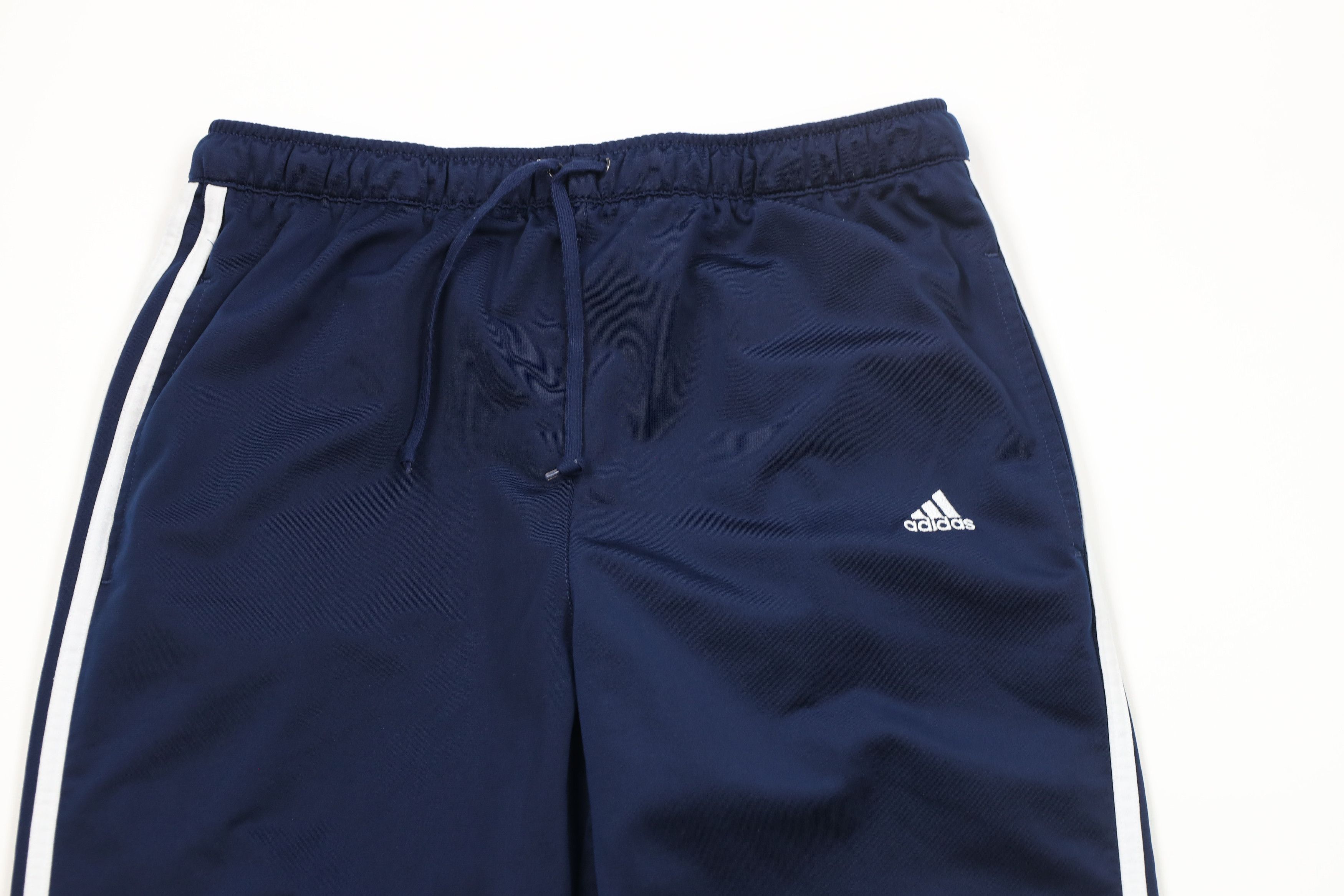 Adidas × Vintage Vintage Y2K Adidas Striped Flared Wide Leg Sweatpants Pants Size 30" / US 8 / IT 44 - 2 Thumbnail