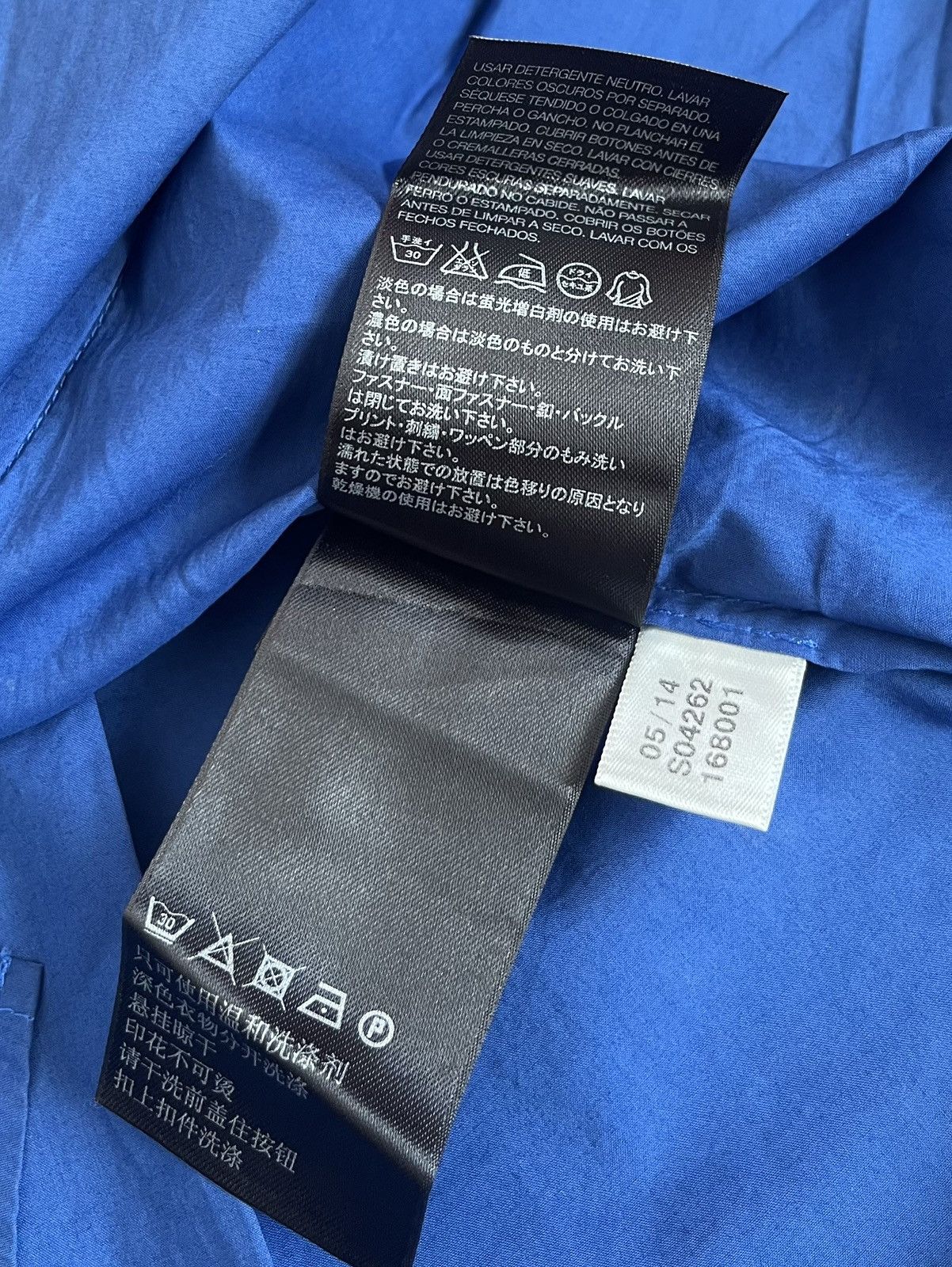 Yohji Yamamoto Yohji yamamoto y-3 classic blue button up shirt Size US S / EU 44-46 / 1 - 6 Thumbnail