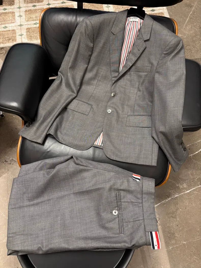 Thom Browne Thom Browne Grey Jacket Size US S / EU 44-46 / 1 - 7 Thumbnail