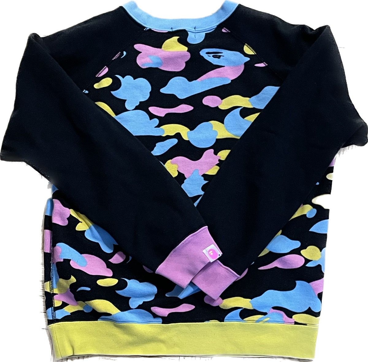 Bape Bape cotton candy crewneck Size S / US 4 / IT 40 - 2 Thumbnail