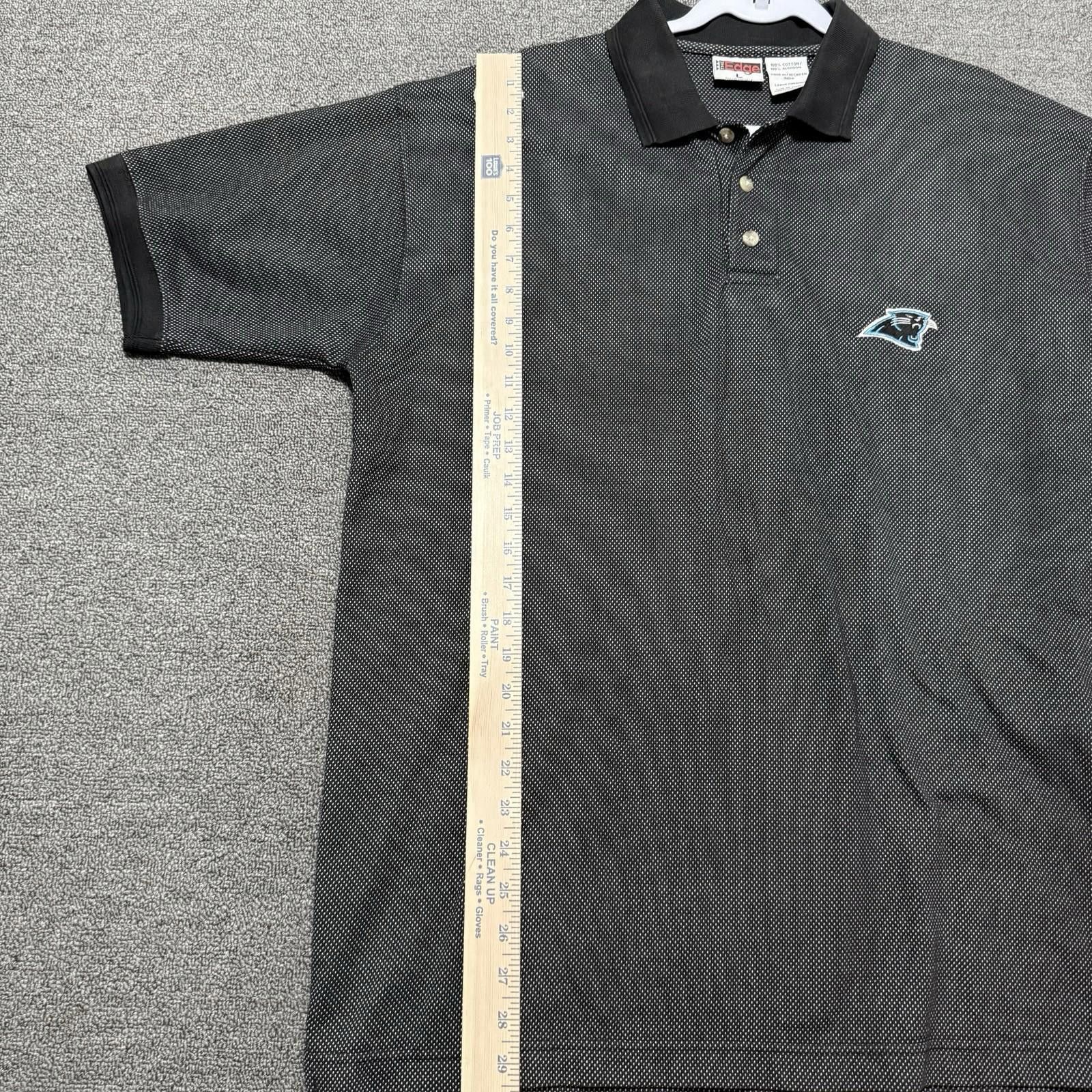 Other VTG The Edge NFL Carolina Panthers Polo Golf Shirt Men Large Size ONE SIZE - 5 Thumbnail