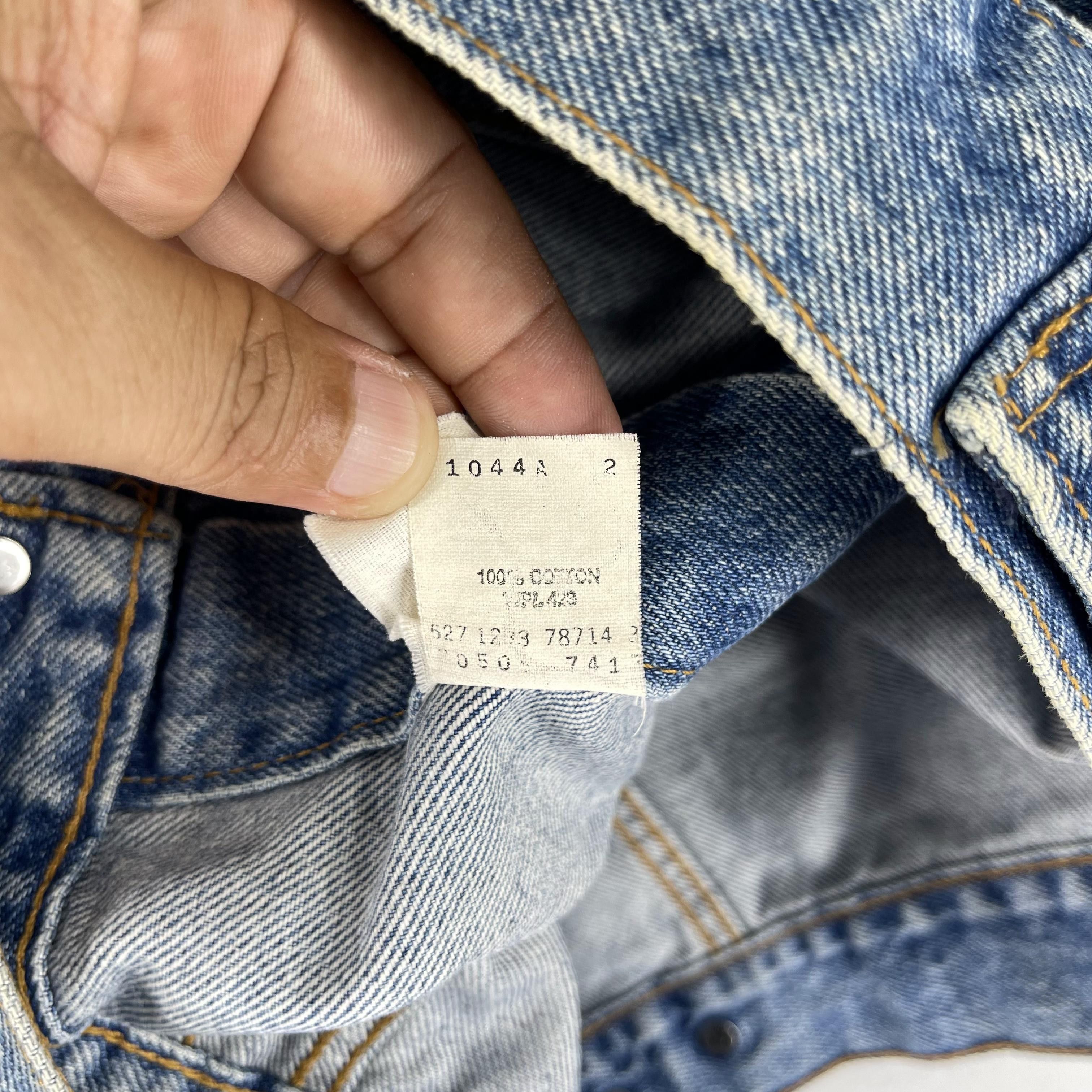 Levi's × Vintage Vintage 90's LEVI'S Strauss Usa Denim Trucker Jacket Size US S / EU 44-46 / 1 - 9 Thumbnail