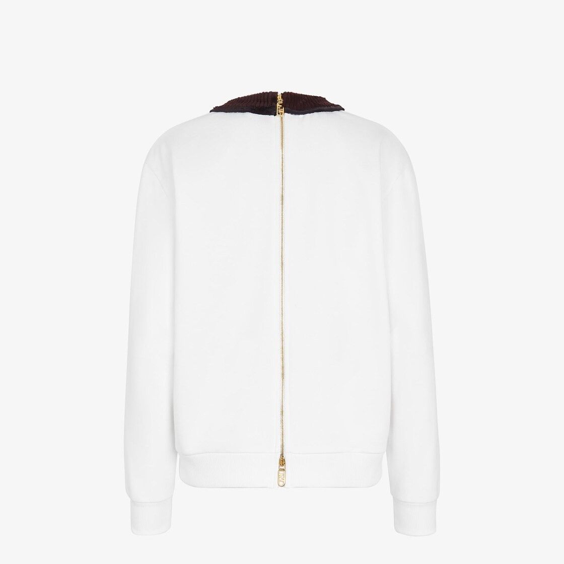 Fendi o1s1wg110925 Sweatshirt in White Size M / US 6-8 / IT 42-44 - 3 Thumbnail