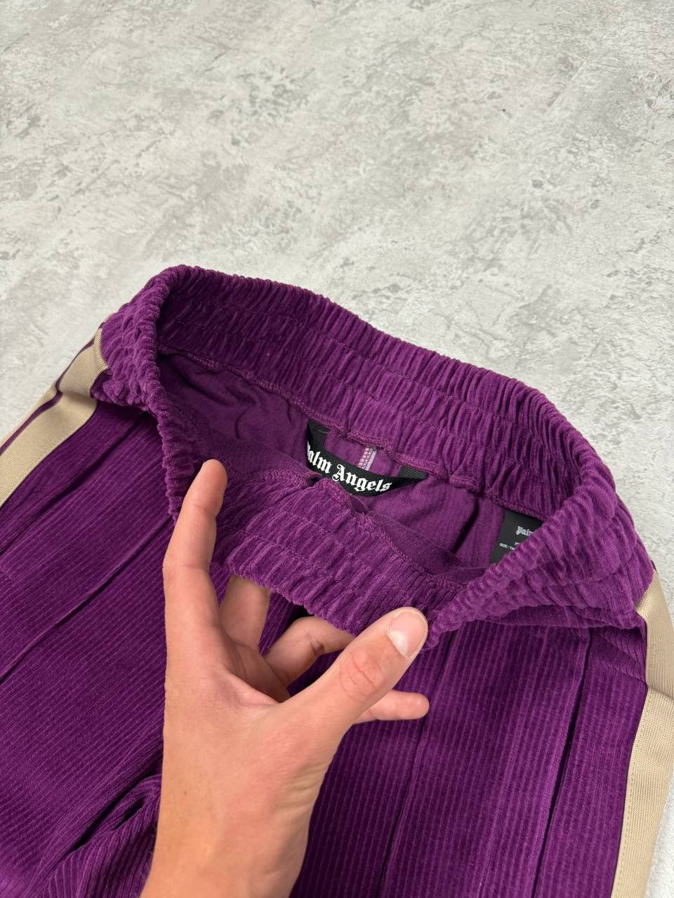 Palm Angels Palm Angels Violet Velvet Man Track Pants Size XS Size US 28 / EU 44 - 14 Thumbnail