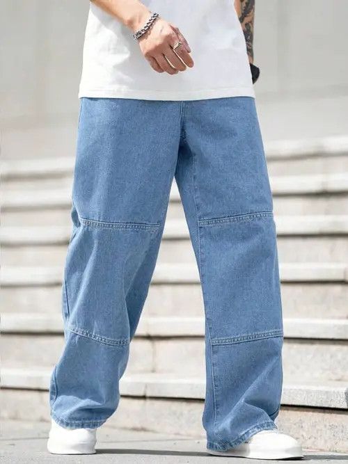 Japanese Brand Star Skate Baggy Denim Jeans Loose fit Size US 32 / EU 48 - 2 Thumbnail