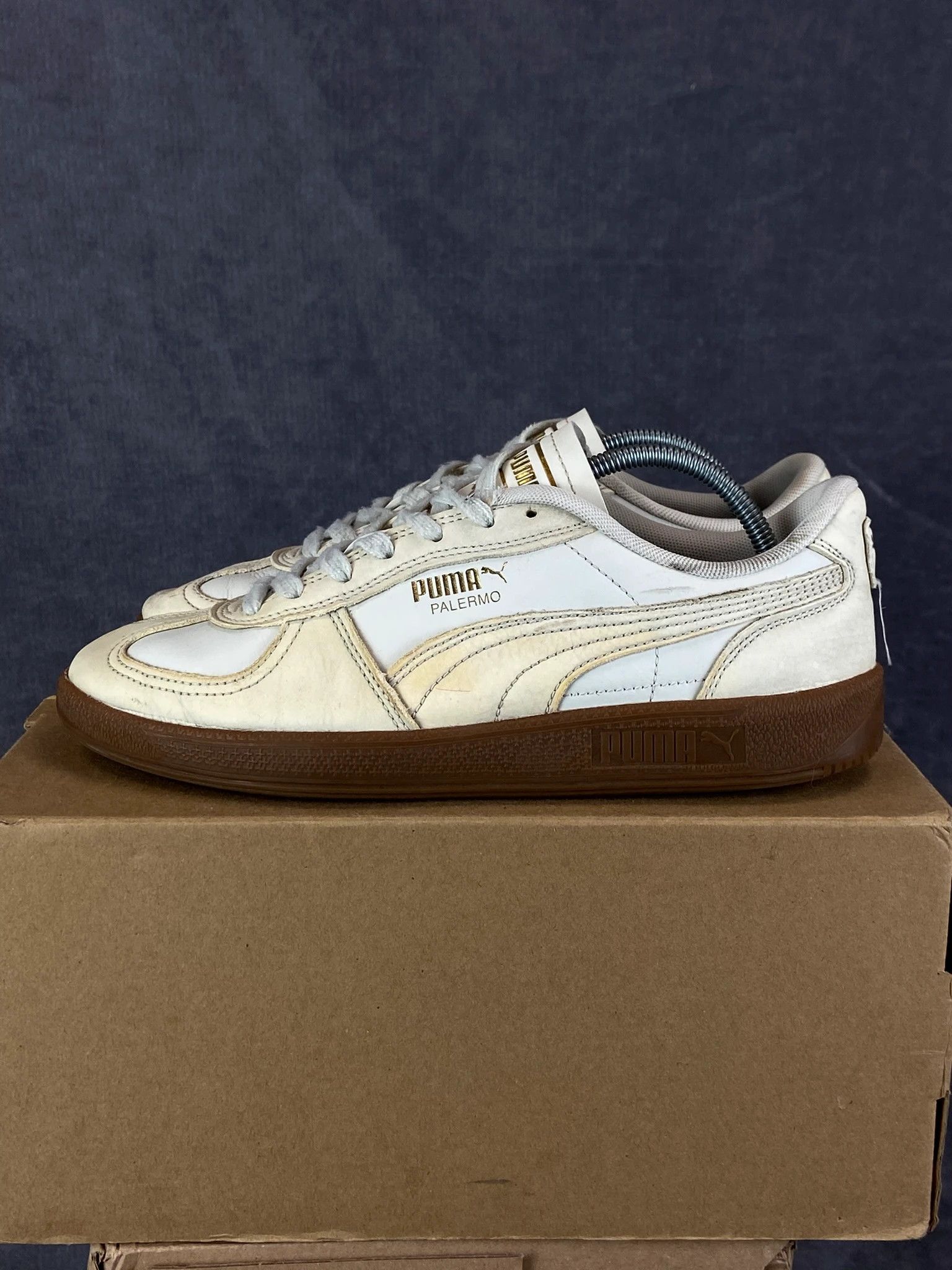 Puma Puma Palermo White Sneakers Size 40 Size US 7 / EU 40 - 2 Thumbnail