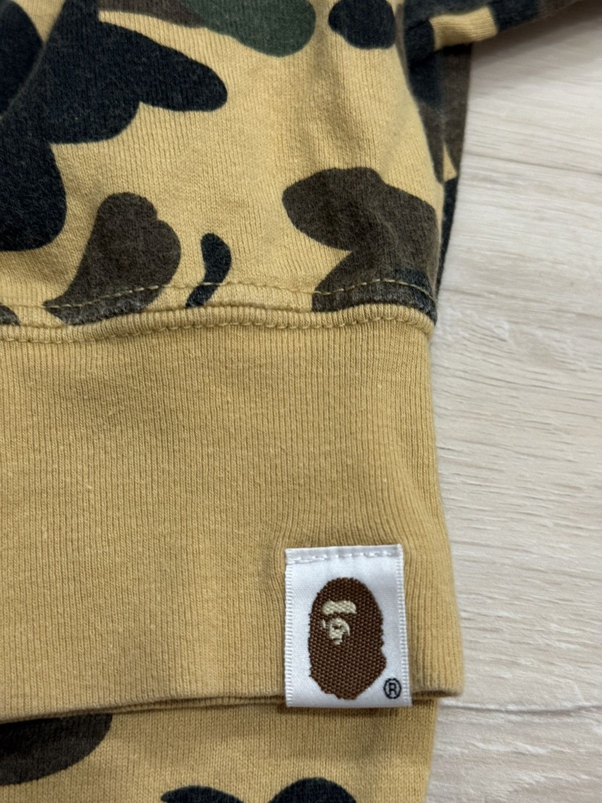 Bape Bape Camo Shark L/S Tee Size US M / EU 48-50 / 2 - 9 Thumbnail