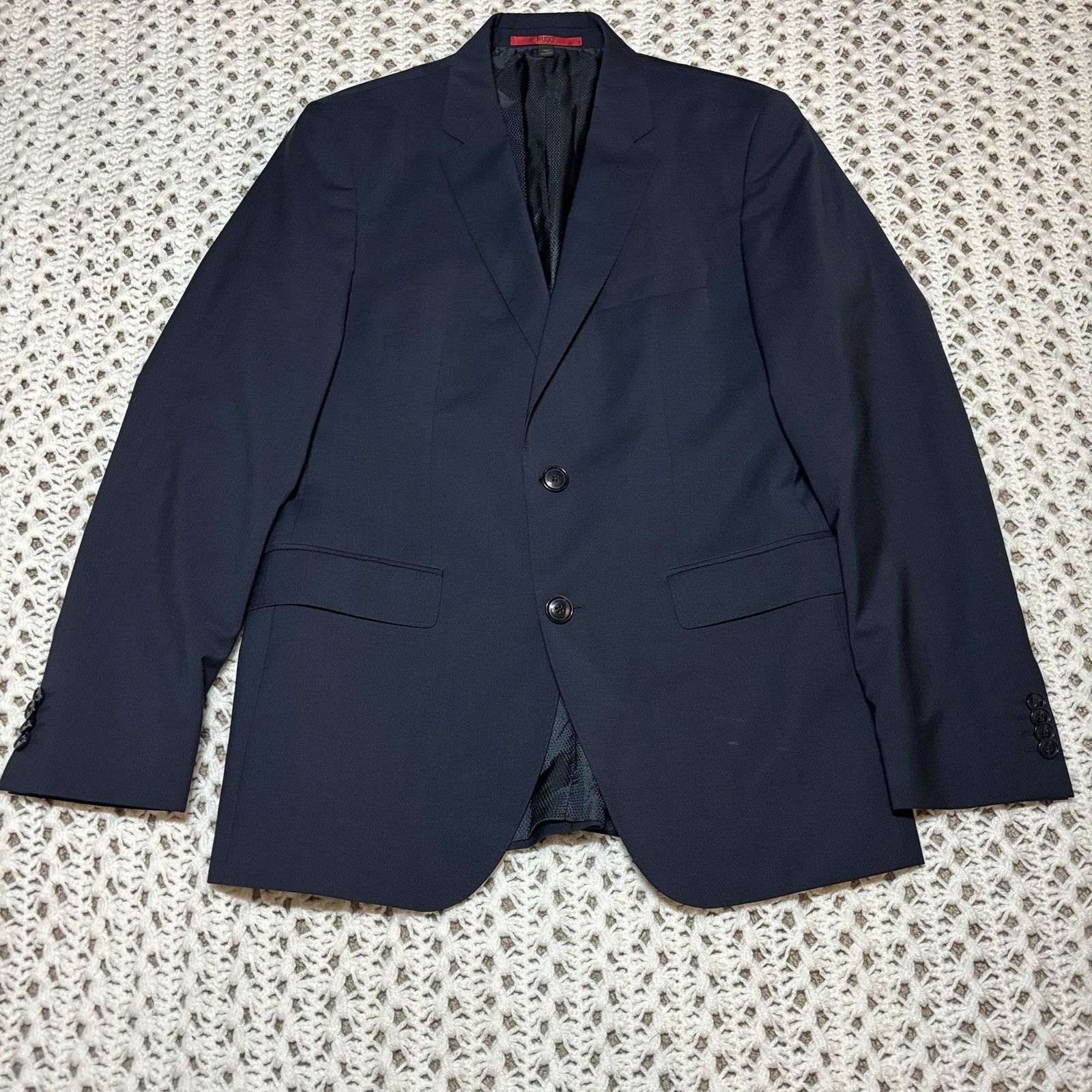 Hugo Boss Hugo Boss Diesselstrasse Slim Fit Suit Jacket Navy sz 38R W3 Size 38R - 4 Thumbnail
