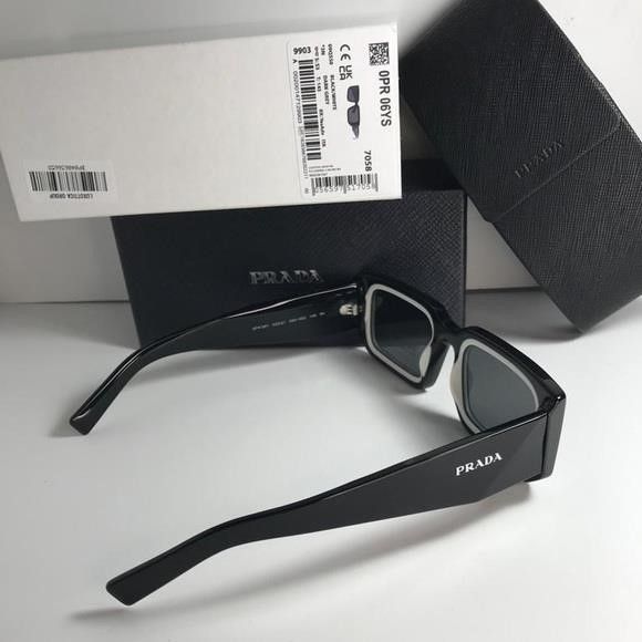 Prada New - Prada Eyewear PR 06YS rectangle frame sunglasses Size ONE SIZE - 10 Thumbnail