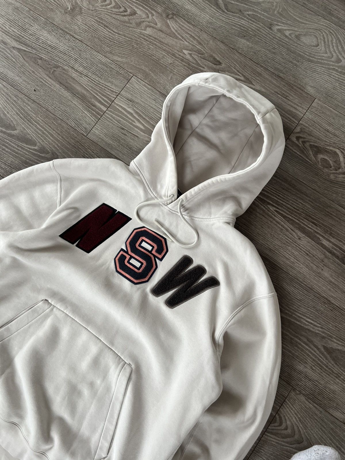 Nike ‼️Nike NSW Flanel Teddy Logo Rare Oversize Hoodie‼️ Size US S / EU 44-46 / 1 - 4 Thumbnail