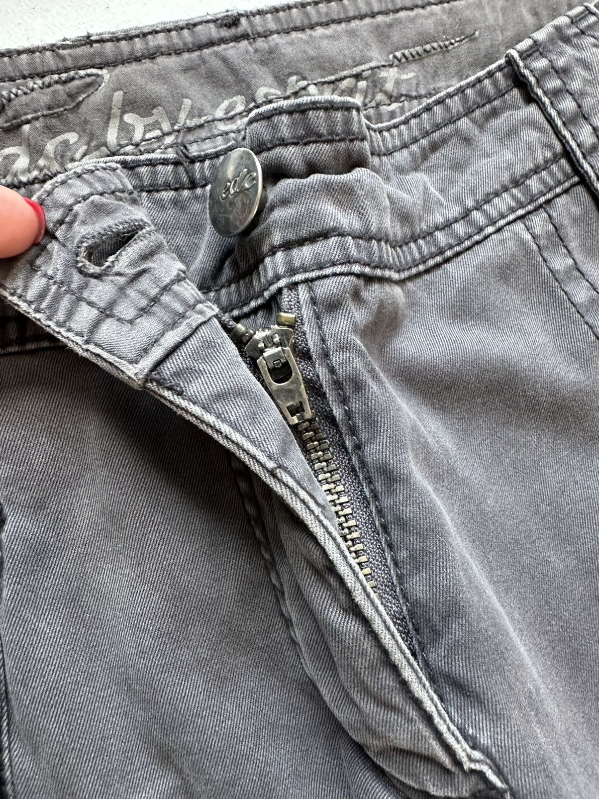 14th Addiction × Japanese Brand Vintage Y2k Cargo Pants Balenciaga Style Streetwear Size 30" / US 8 / IT 44 - 8 Thumbnail
