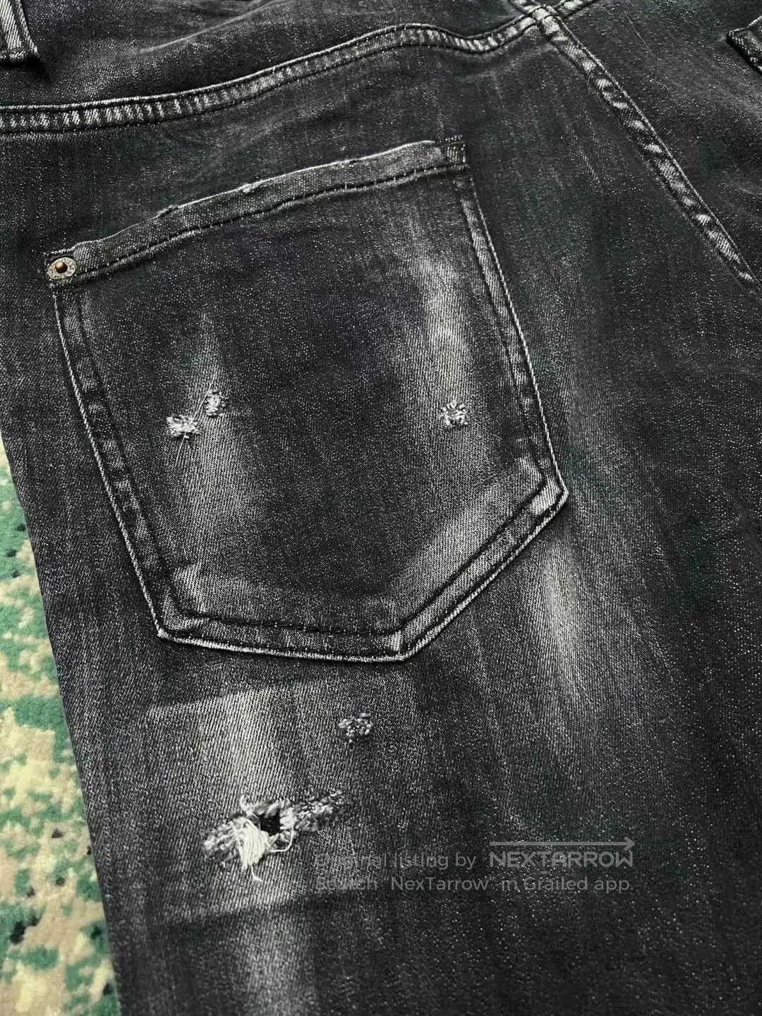 Dsquared2 dsquared2 black gray distressed skinny jeans. Size US 44 / EU 60 - 6 Thumbnail