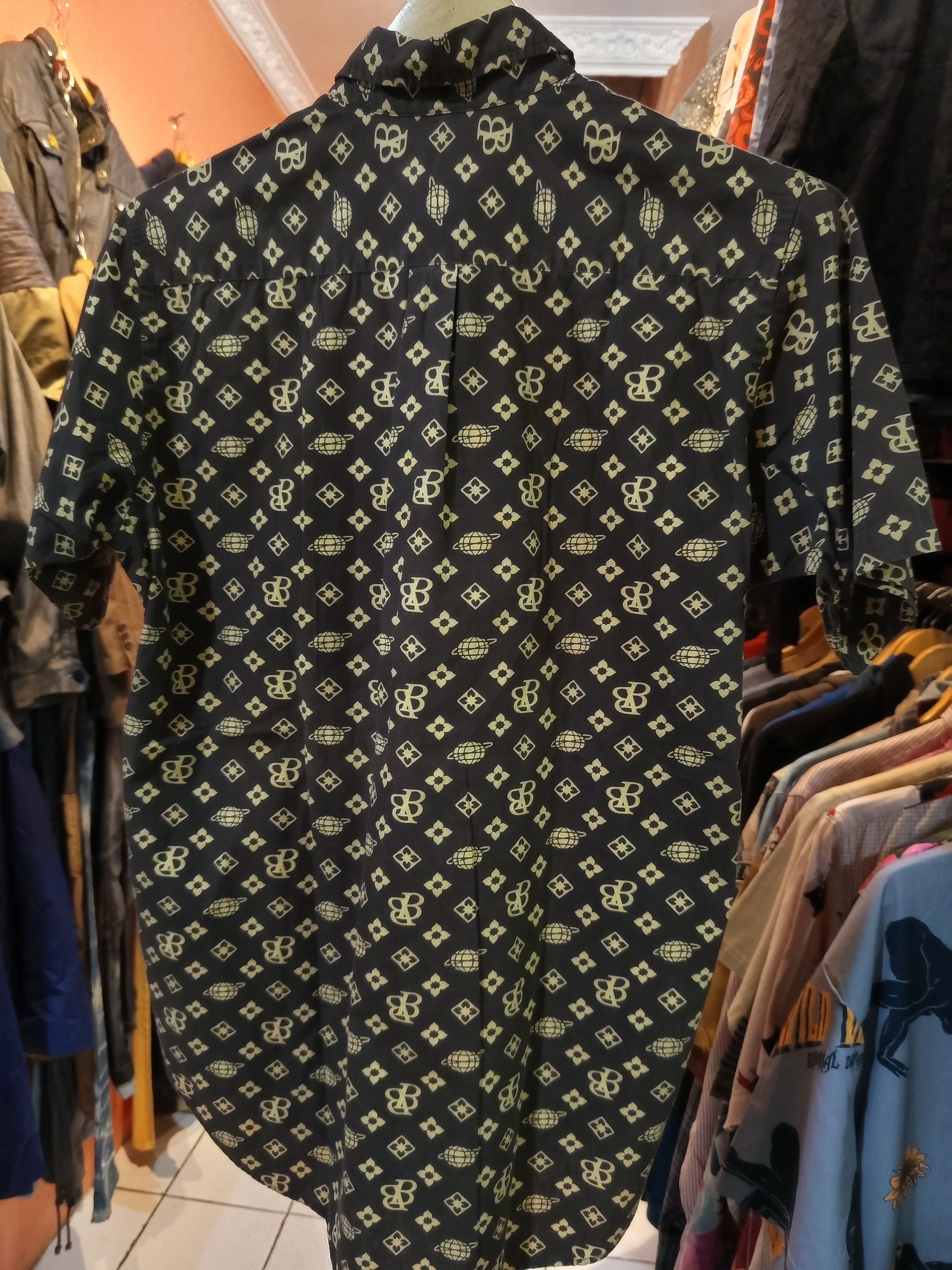 Beams Plus Beams Boy Monogram Print Short Sleeve Shirt Size US M / EU 48-50 / 2 - 6 Thumbnail