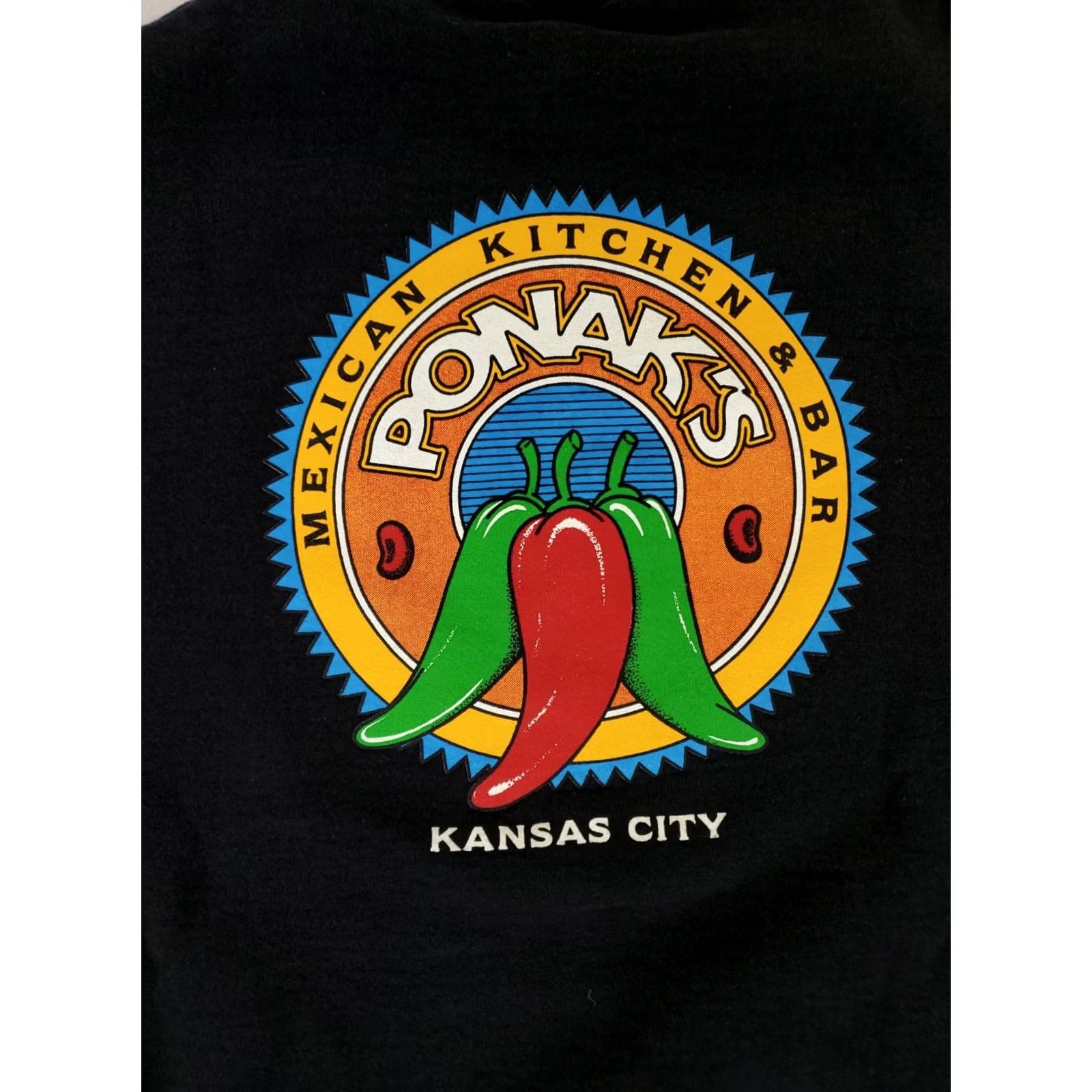 Fruit Of The Loom VINTAGE Fruit of the Loom Sweatshirt Mens XL Black 90s Ponak's Mexican Supercotton Pullover Size US XL / EU 56 / 4 - 5 Thumbnail