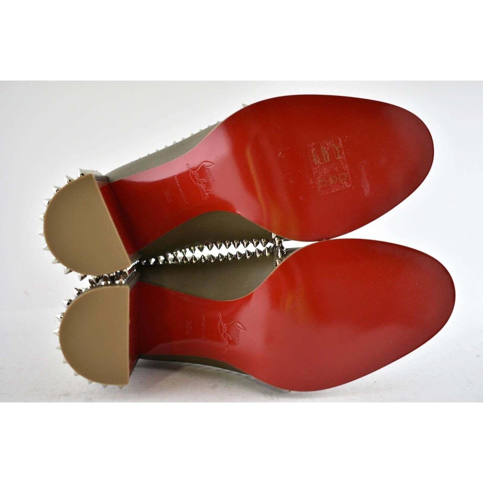 Christian Louboutin Christian Louboutin Out Line Spike 70 Silex Grey Leather Size US 6.5 / IT 36.5 - 12 Thumbnail