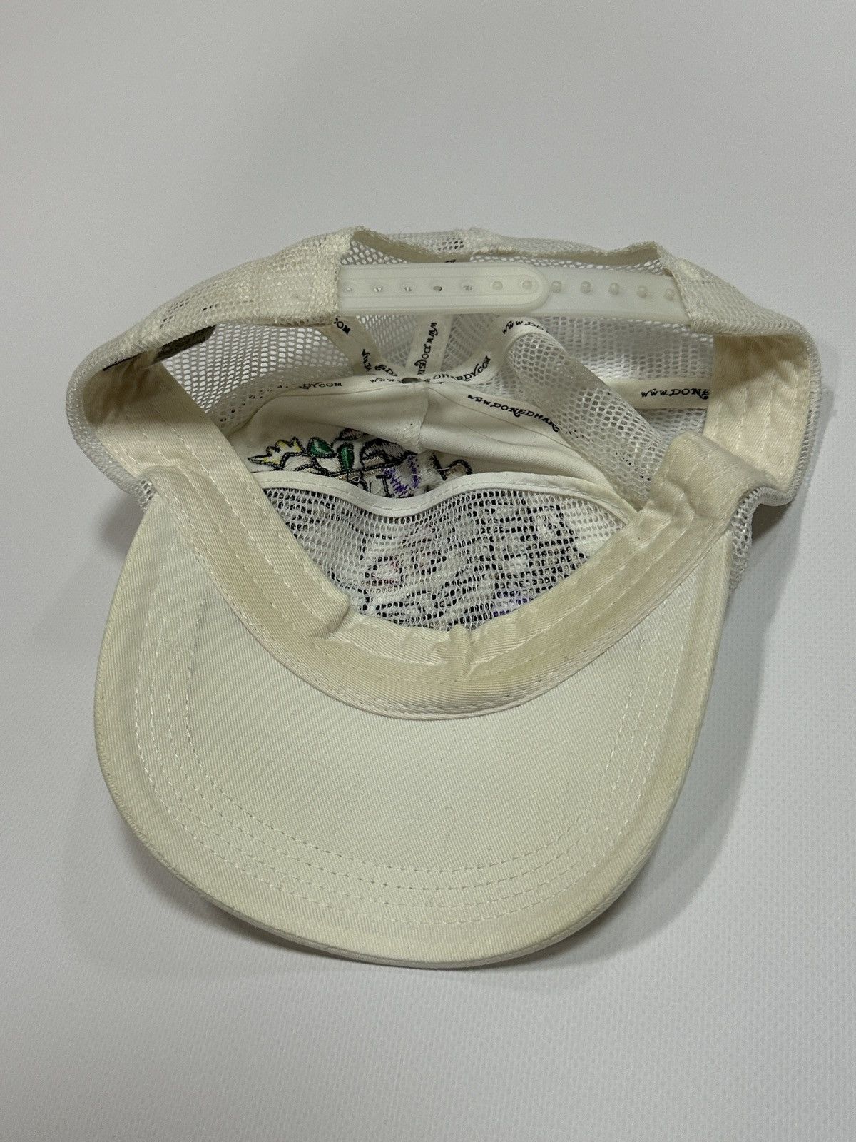 Ed Hardy × Vintage Vintage Ed Hardy Rhinestones Skull WebTrucker Hat Cap Size ONE SIZE - 9 Thumbnail