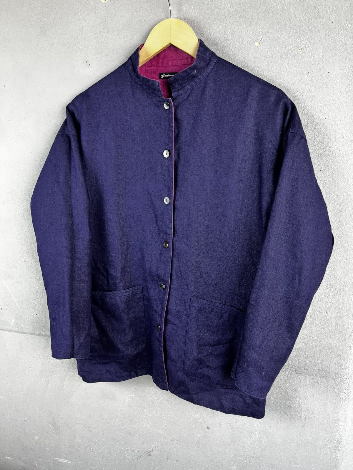Gudrun Sjoden gudrun sjödén linen jacket 2/1 size s Size S / US 4 / IT 40 - 1 Thumbnail