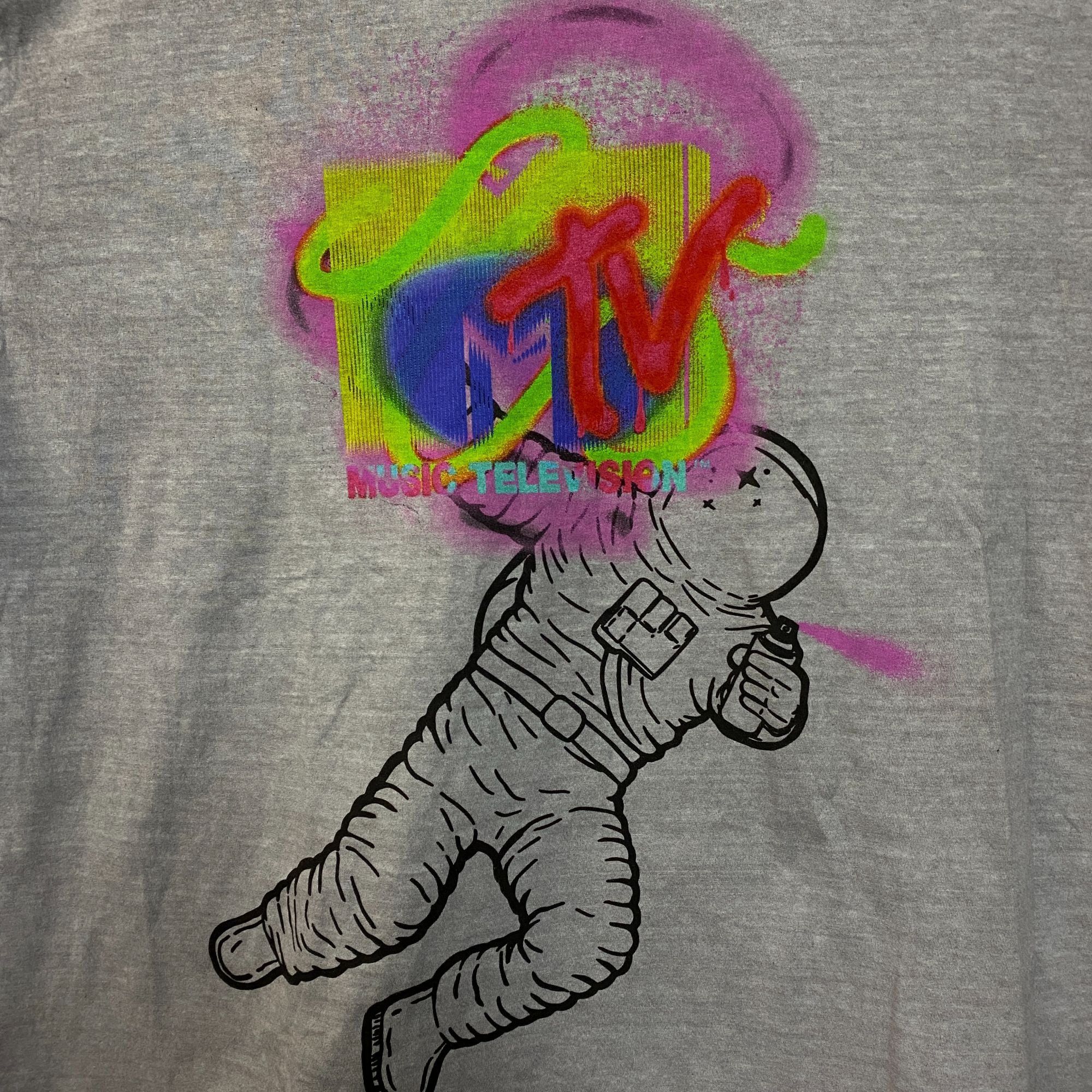 Mtv MTV Astronaut Moon Man Trophy Poster T-Shirt XL Size US XL / EU 56 / 4 - 2 Thumbnail