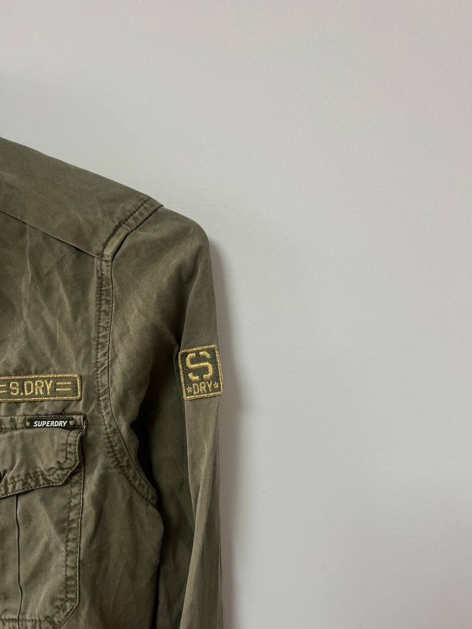 Superdry Vintage Super Dry Military Army Jacket Green US 2 EU 34 Size XS / US 0-2 / IT 36-38 - 3 Thumbnail