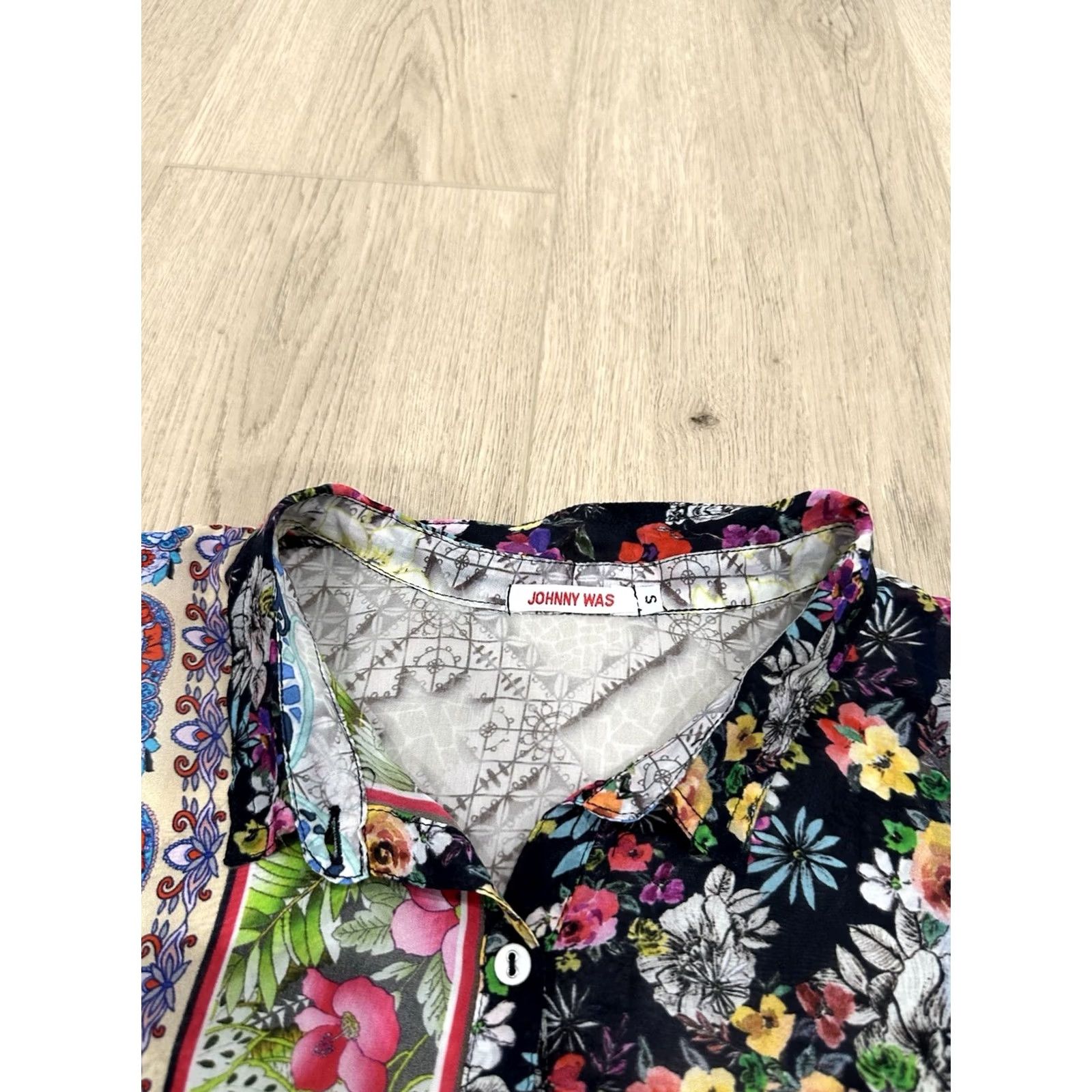 Johnny Was Johnny Was Blouse Womens S Invita Cupra Rayon Size Size S / US 4 / IT 40 - 5 Thumbnail
