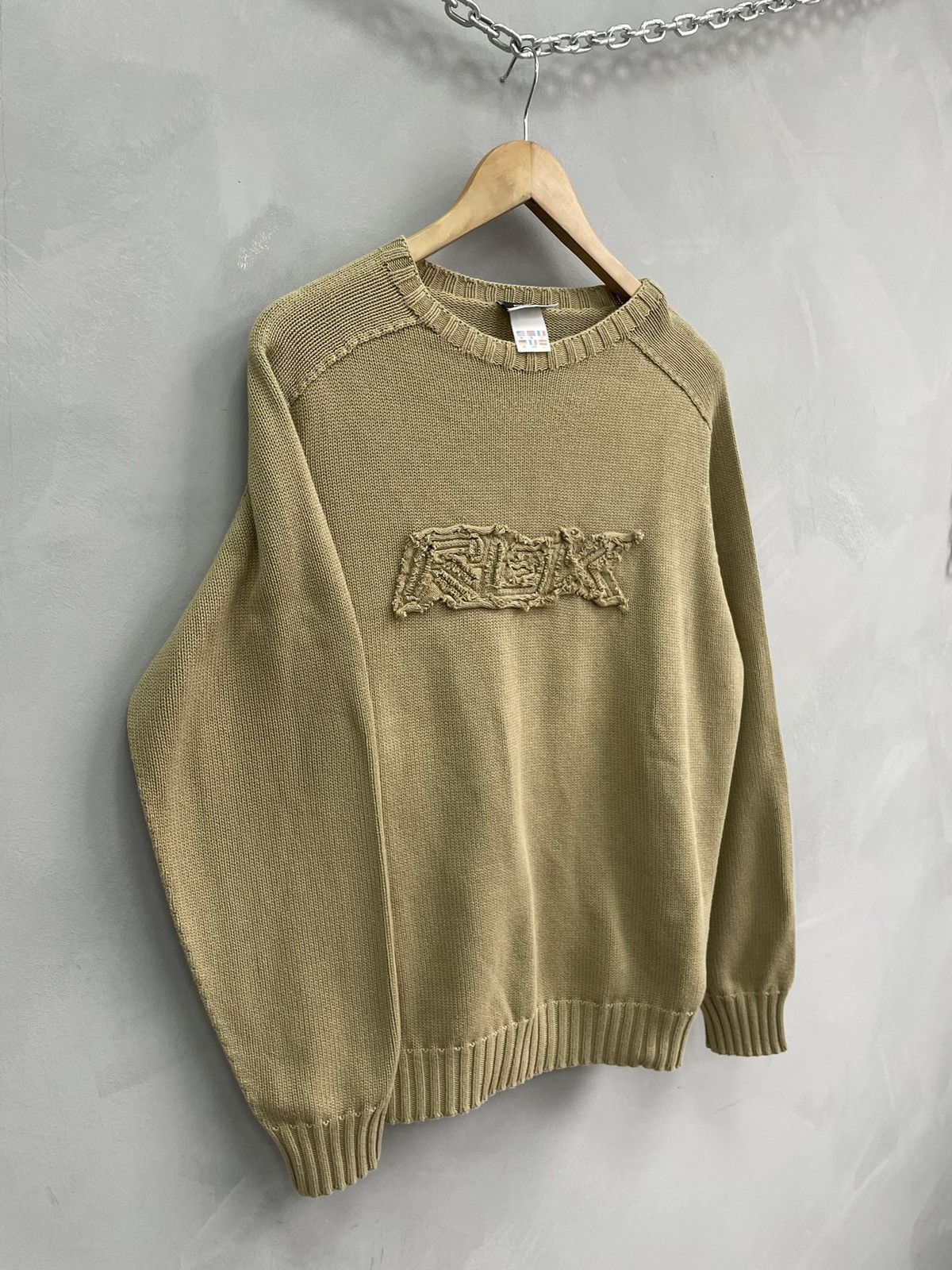 Reebok Retro reebok vinatge cotton big logo sweater Size US L / EU 52-54 / 3 - 8 Thumbnail