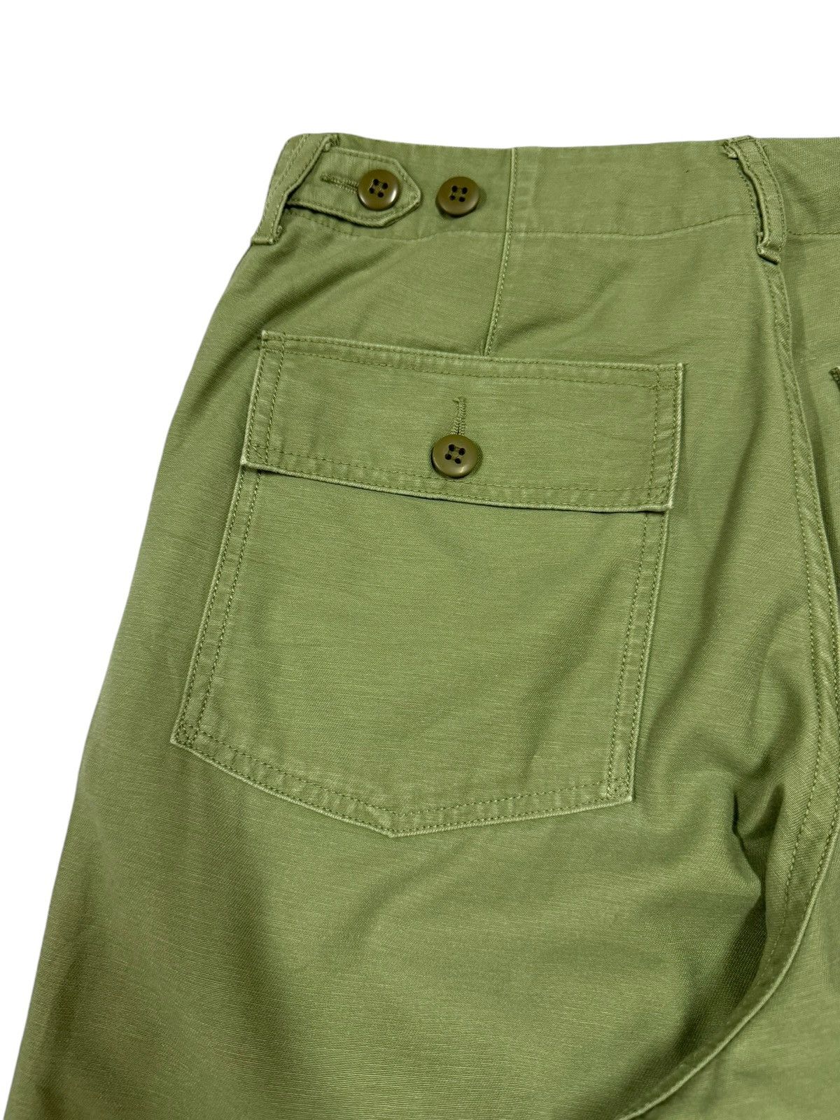 Japanese Brand Coen Co.Ltd Japan Fatigue Olive Green Pant Size US 30 / EU 46 - 17 Thumbnail